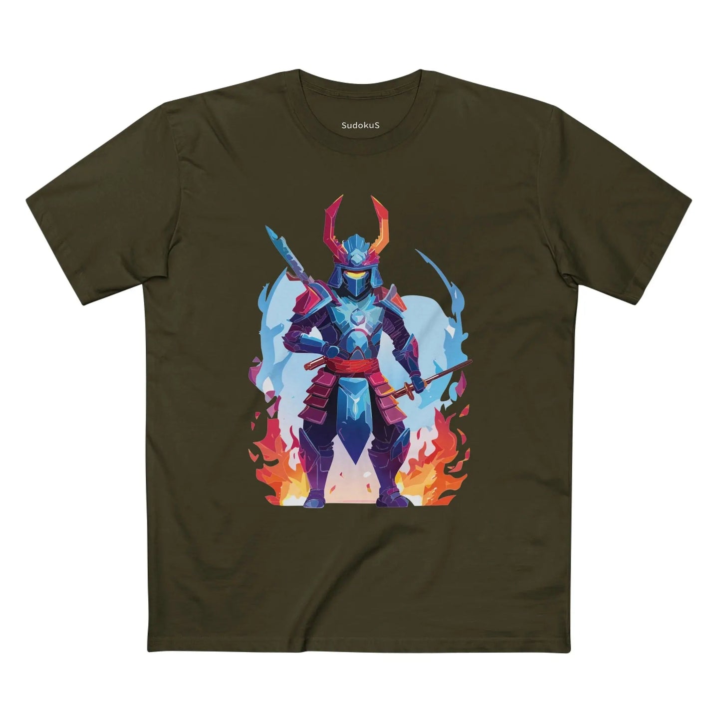 Samurai Graphic Unisex 100 Cotton Staple Tee 27