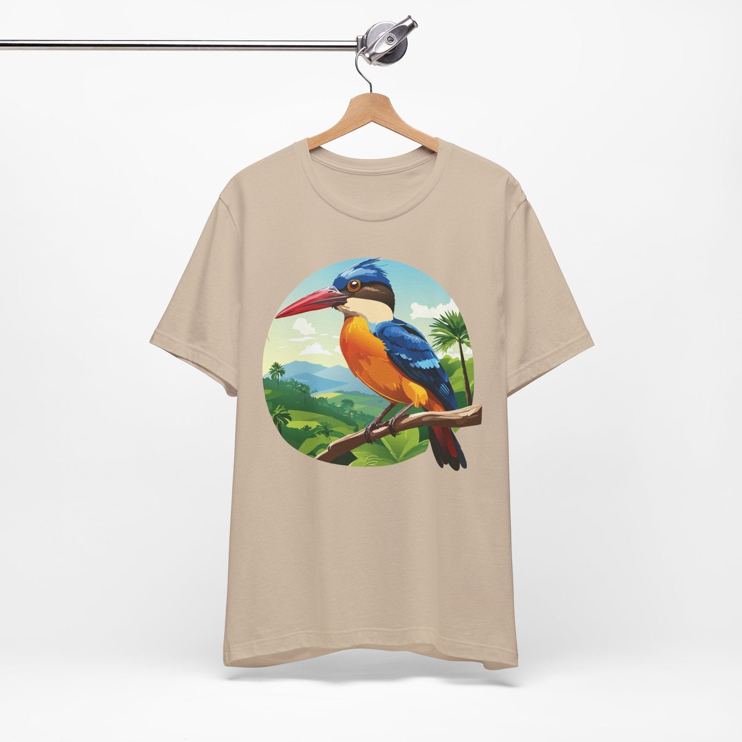 Unisex Animal Shirt With Art Design Featuring Wild Animals Jersey Short Sleeve Tee
