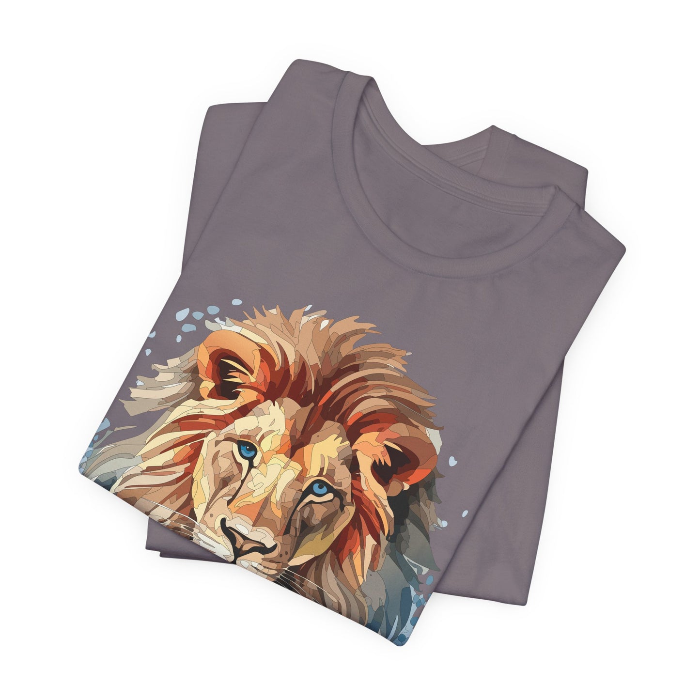 Lion Shirt, Animal Shirt, T-Shirt with Lion, Art Design Tee, Animal Tees, Safari T-Shirt 12