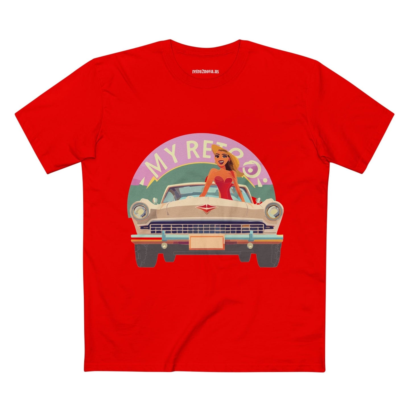 RC27 Retro Car Shirt Unisex Premium Cotton Tee With Original Art Design Retro2Nova Art Collection