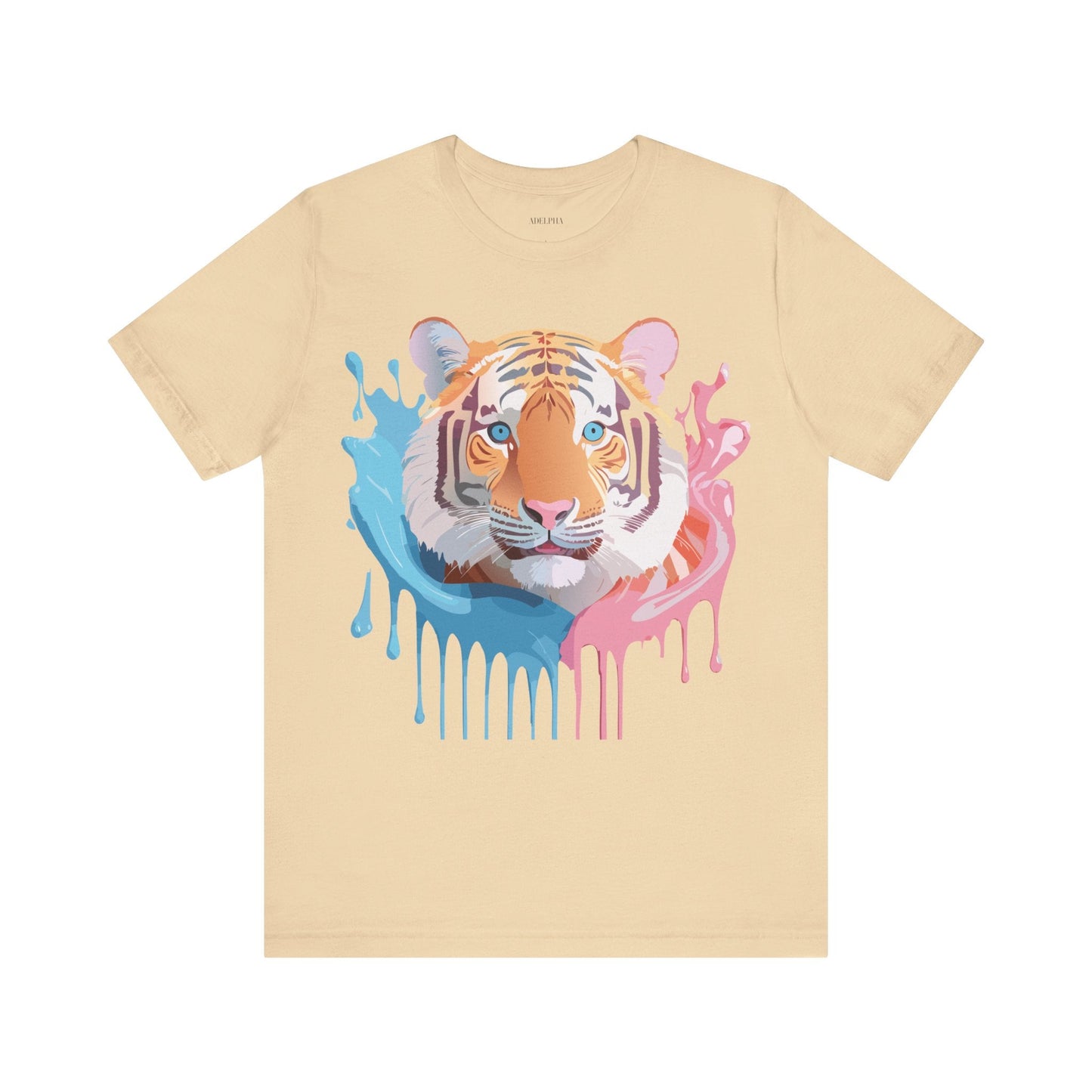 Tiger Graphic T Shirt Unisex Short Sleeve Tee By Adelpha Artwork Vintage Inspired