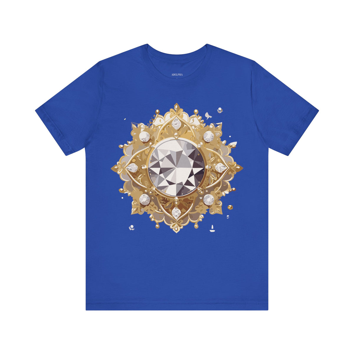 Jewelry Graphic Unisex Cotton Bella+Canvas Tee with Art Design n137