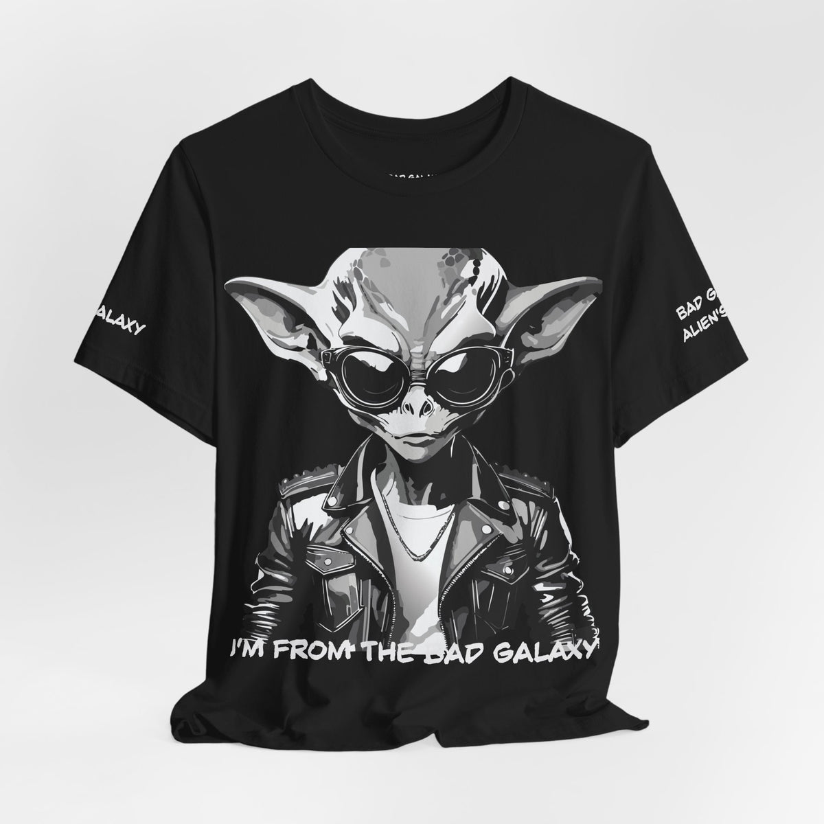 Alien Graphic Unisex Cotton Bella+Canvas Tee with Art Design b75