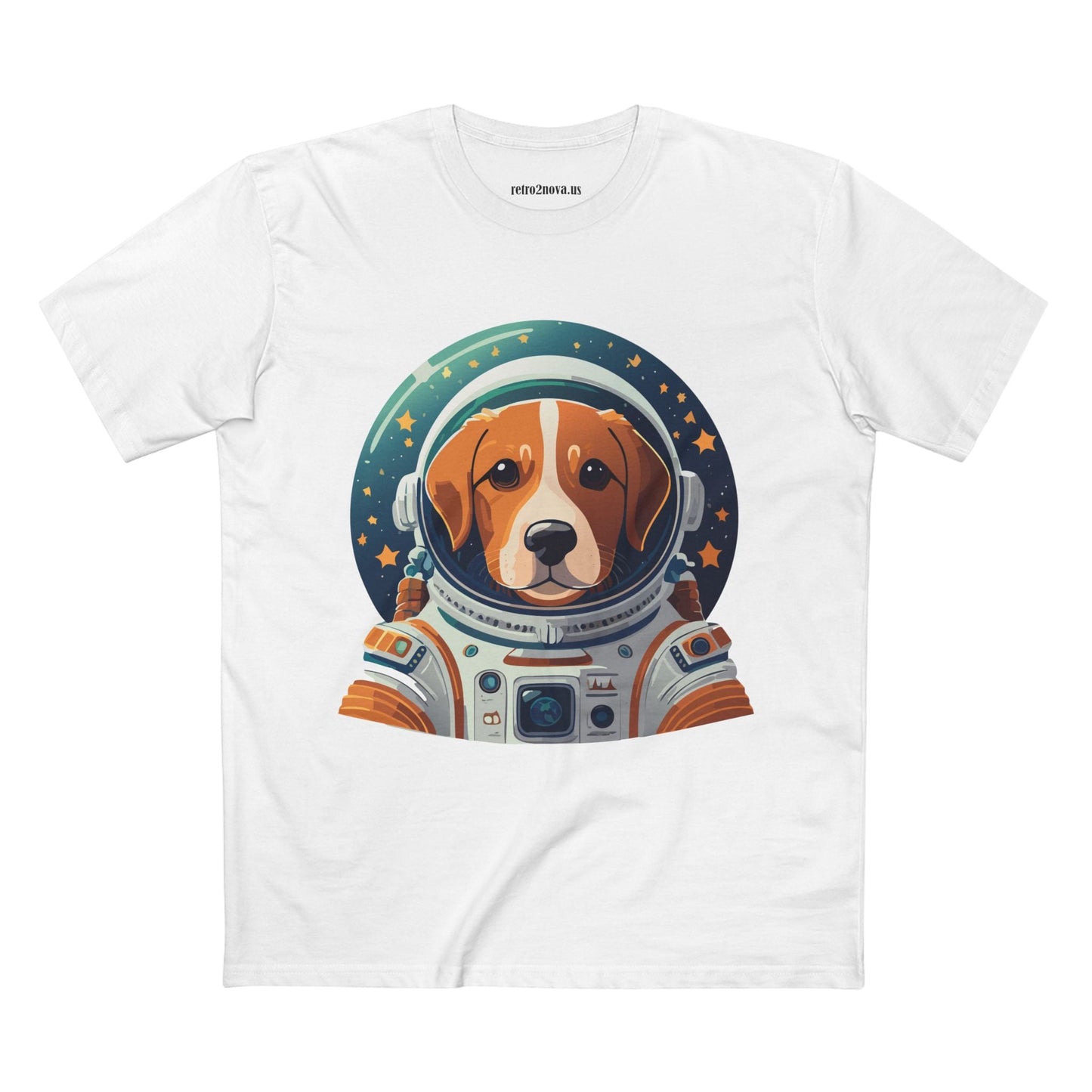 Unisex Premium Cotton Tee With Original Dog Art Shirt Design By Retro2Nova Discover Everyday Comfort And Style