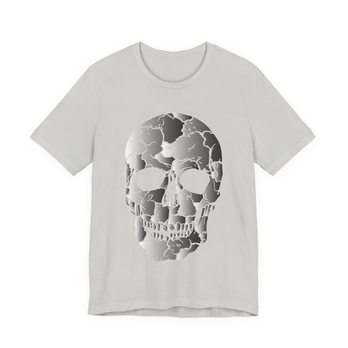 Camiseta unisex de algodón con calavera