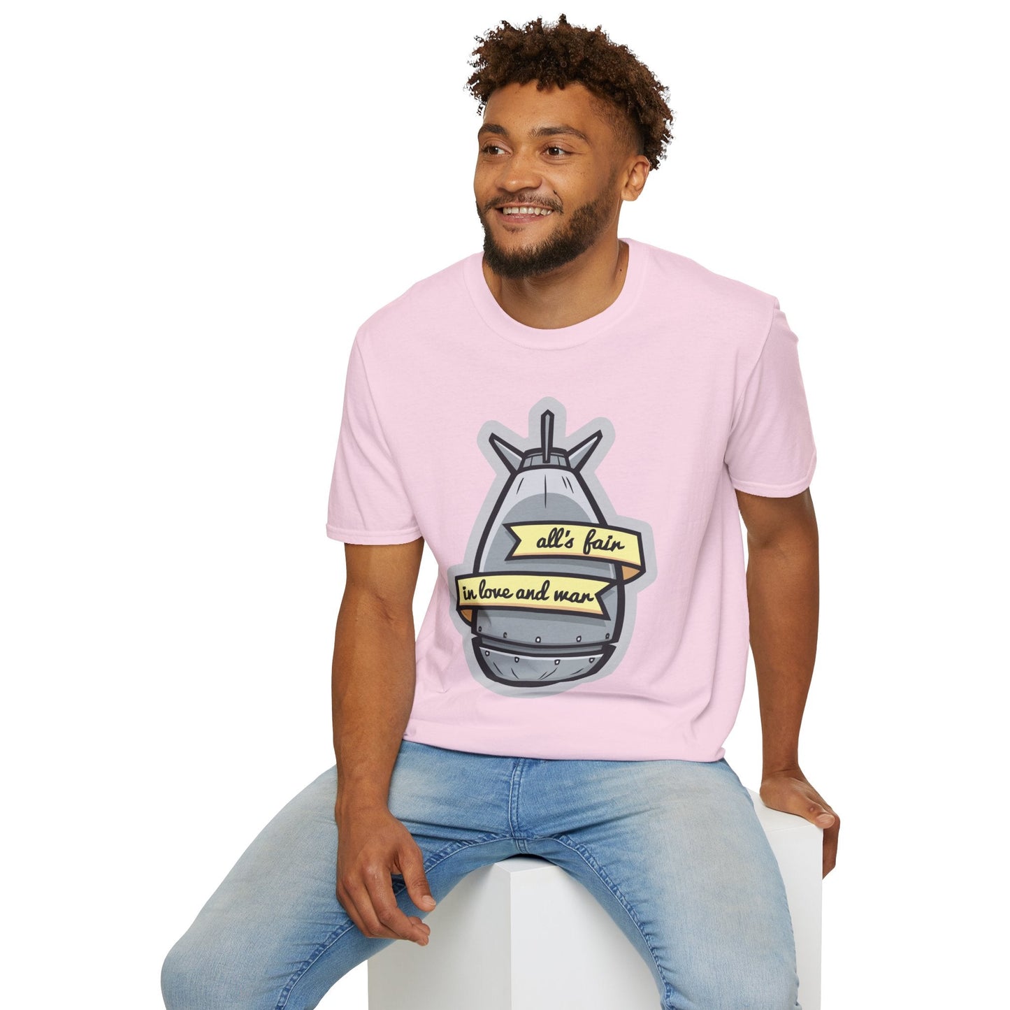 Cartoon T Shirt Animation T Shirt Funny Tee Shirt Unisex Gildan Softstyle 64000 100 Percent Cotton