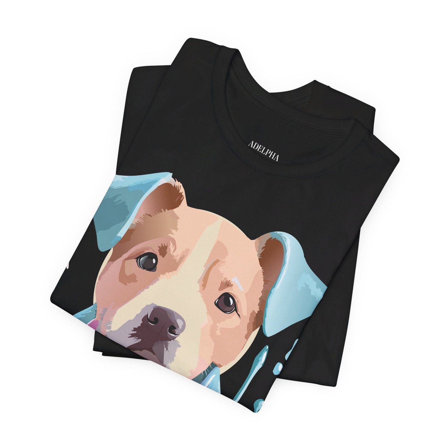 Unisex Dog Graphic Tee With Vintage Inspired Artwork By Adelpha Short Sleeve Shirt