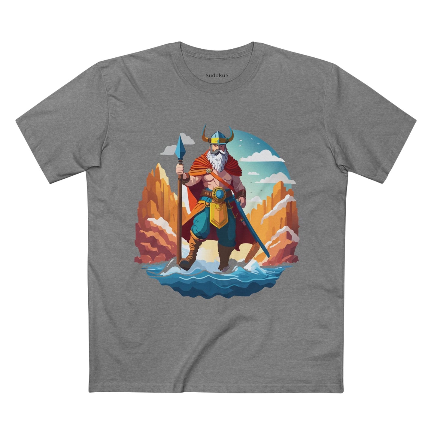 Viking Graphic Unisex 100 Cotton Staple Tee 7