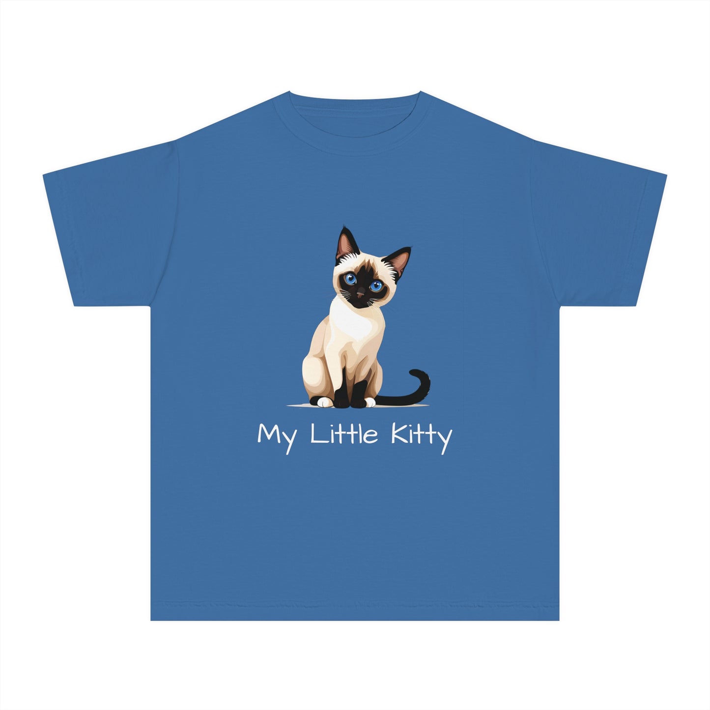 Youth Tee Shirt with Little Kitty