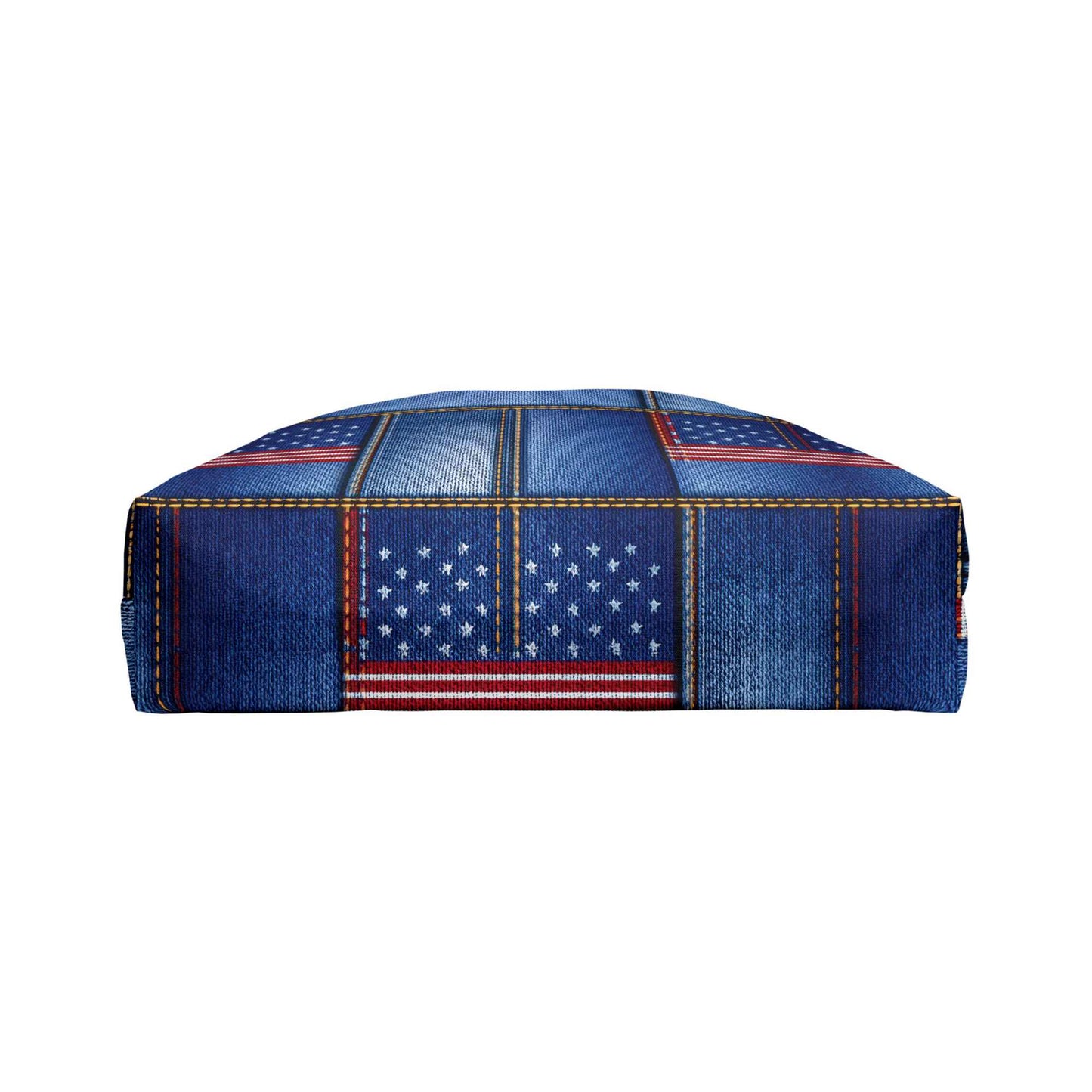 4th of July Denim Color Imitation Print Unisex  Yoga Bag  Spun Poly 24x13 Canvas Bag 70