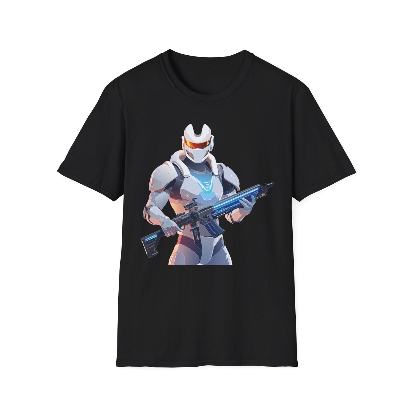 Robocop T Shirt Unisex Gildan Softstyle 64000 100 Percent Ring Spun Cotton Tee With Artwork
