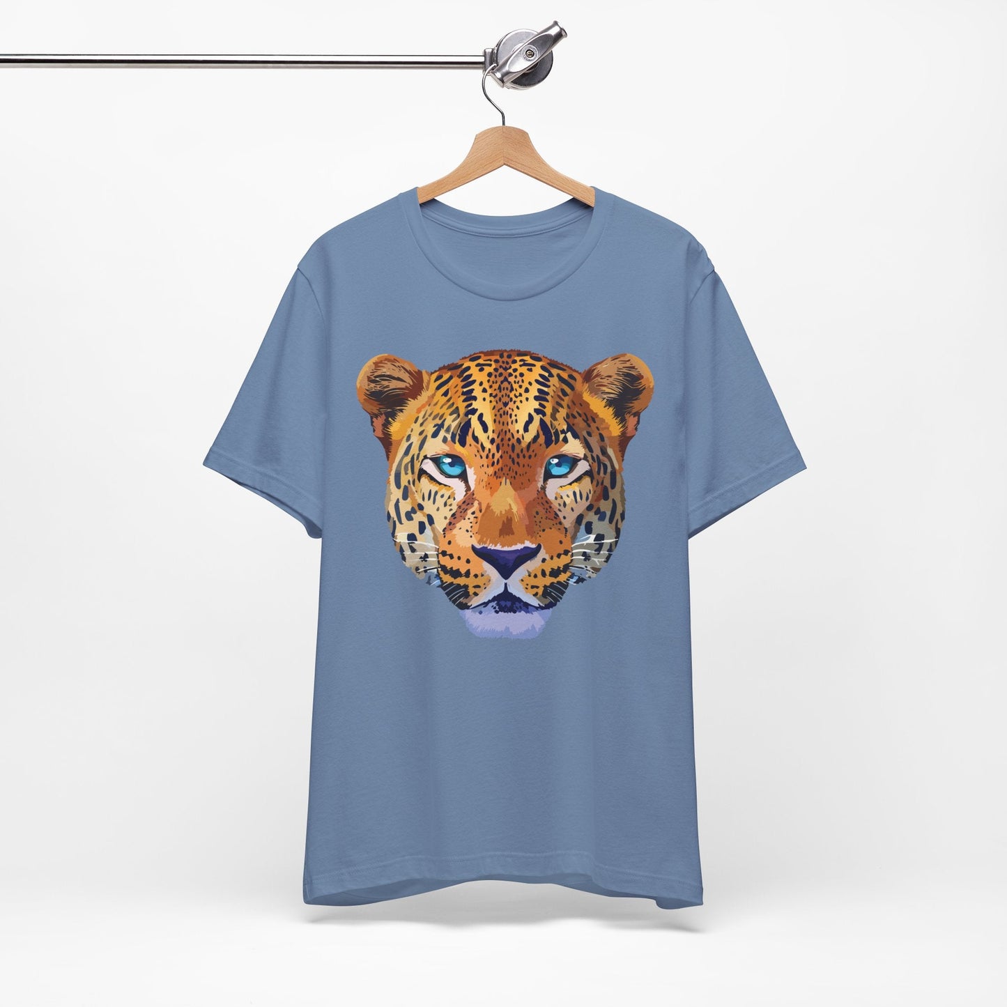 Unisex Animal Print Tee Shirt With Art Design Wild Animals Graphic Tee For Everyday Wear