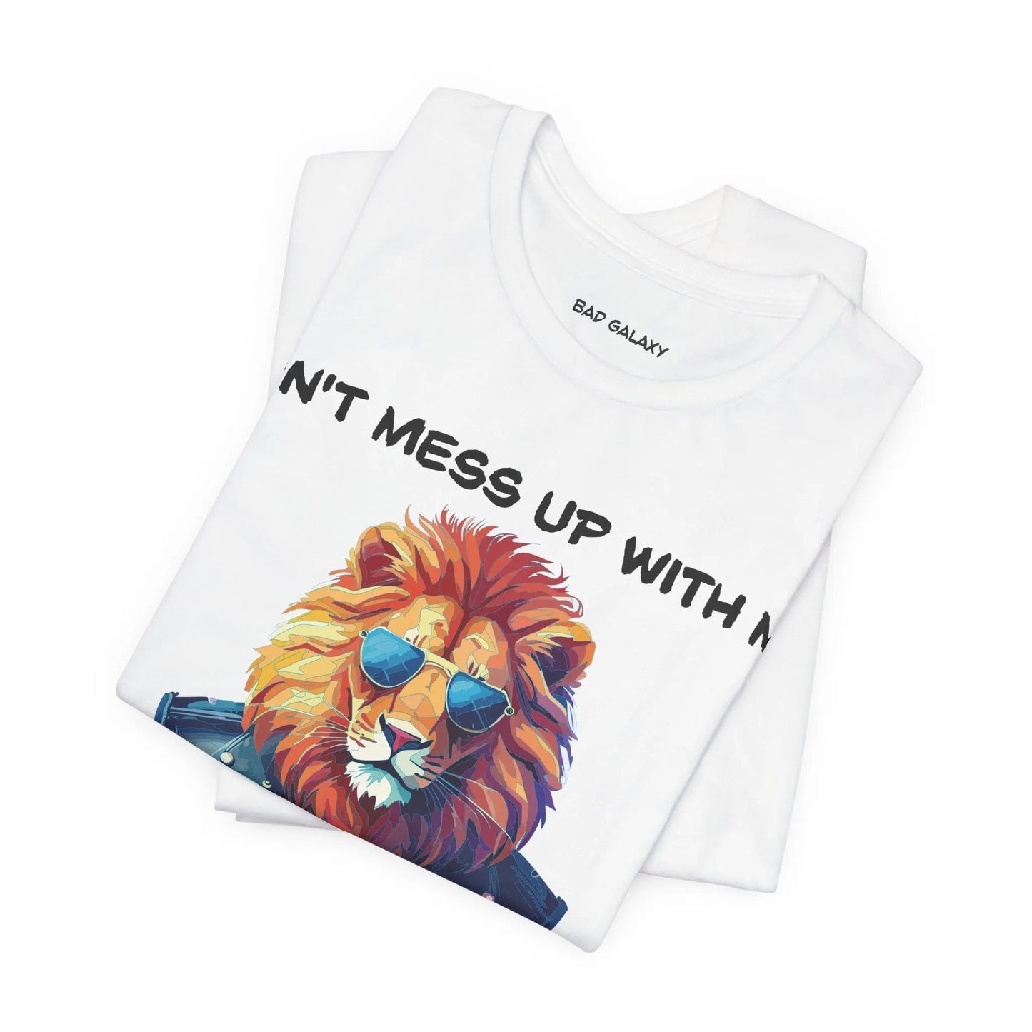 Animal T Shirt By Bad Galaxy Unisex 100 Percent Cotton Graphic Tee Eco Friendly Made In USA