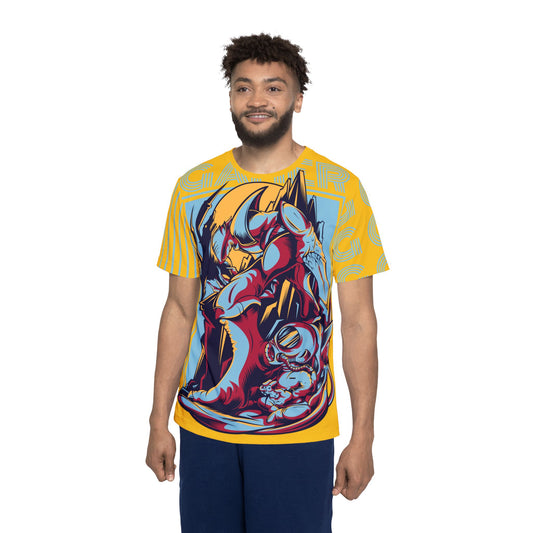 35-趣味圖案T卹，藝術設計聚酯襯衫，全印花圖案T卹，怪獸T卹，卡通T卹