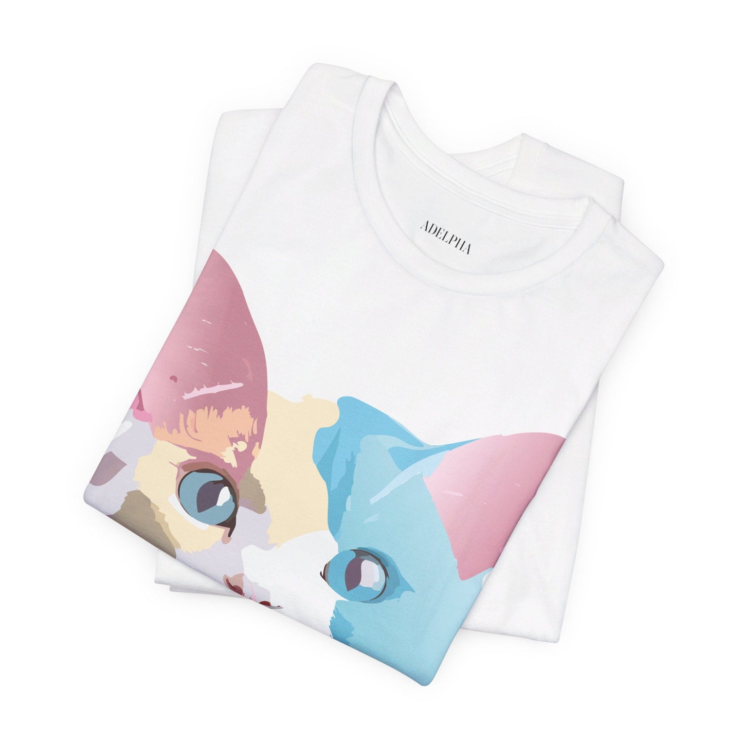 Cat Graphic Tee Unisex Jersey Short Sleeve By Adelpha Art Design