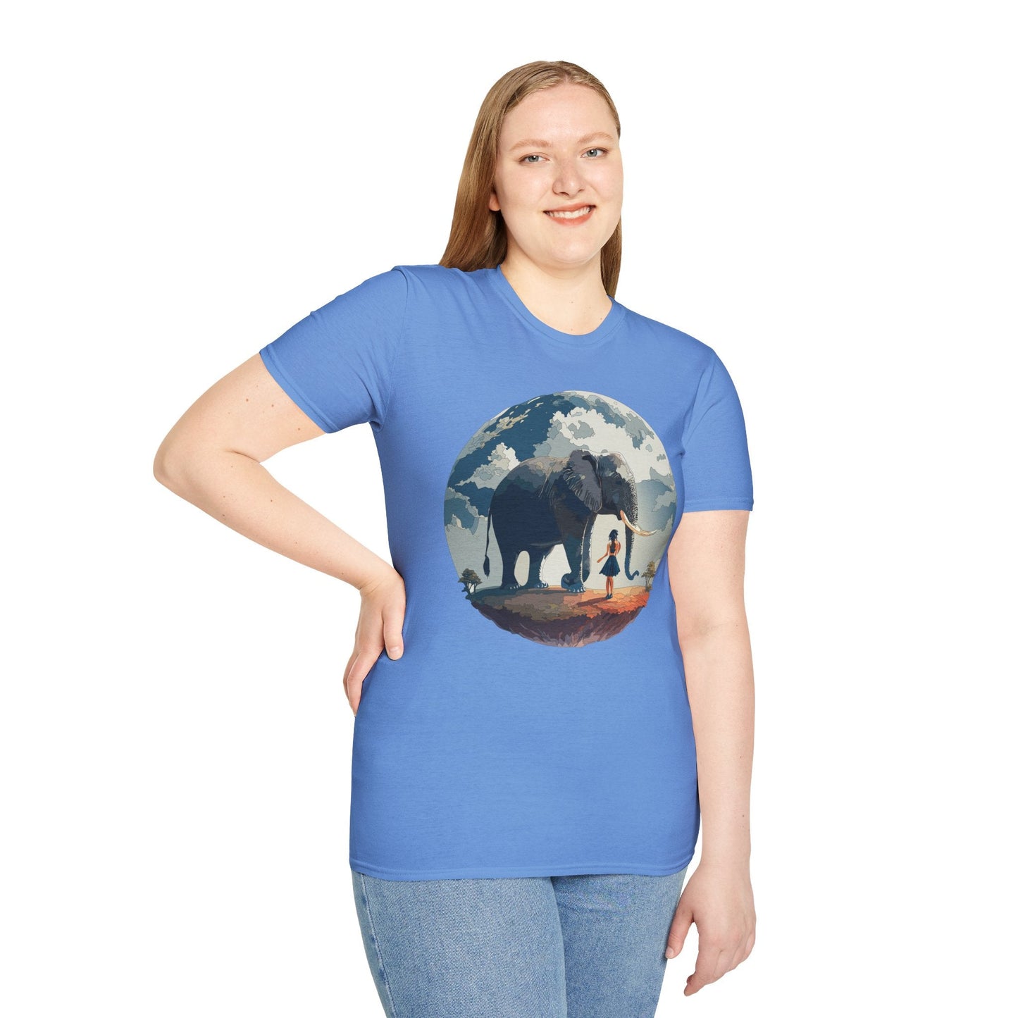 Womens Graphic T Shirt Art Design Tee Softstyle Gildan 64000 100 Percent Ring Spun Cotton