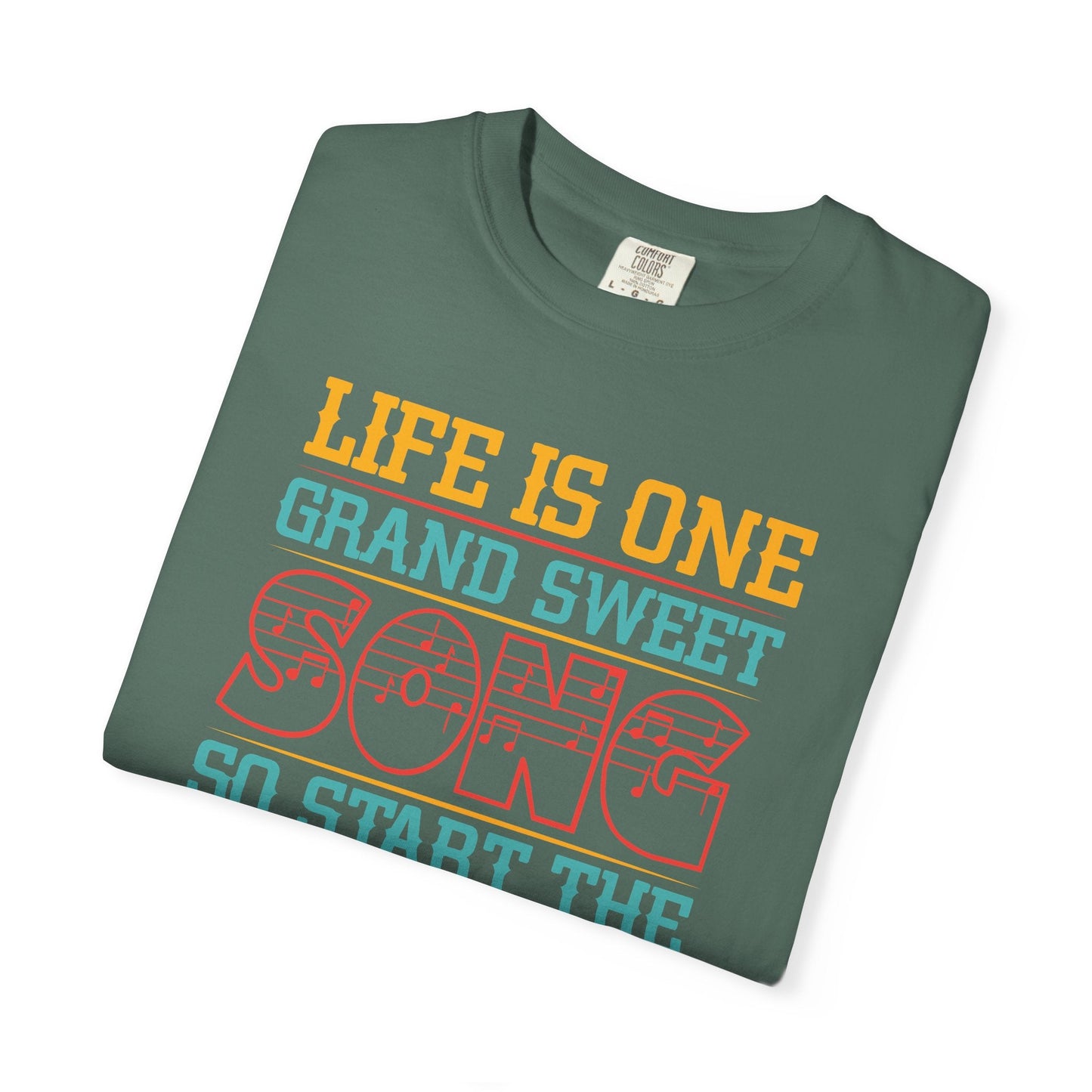 Music Graphic Design Unisex Cotton T-shirt 023