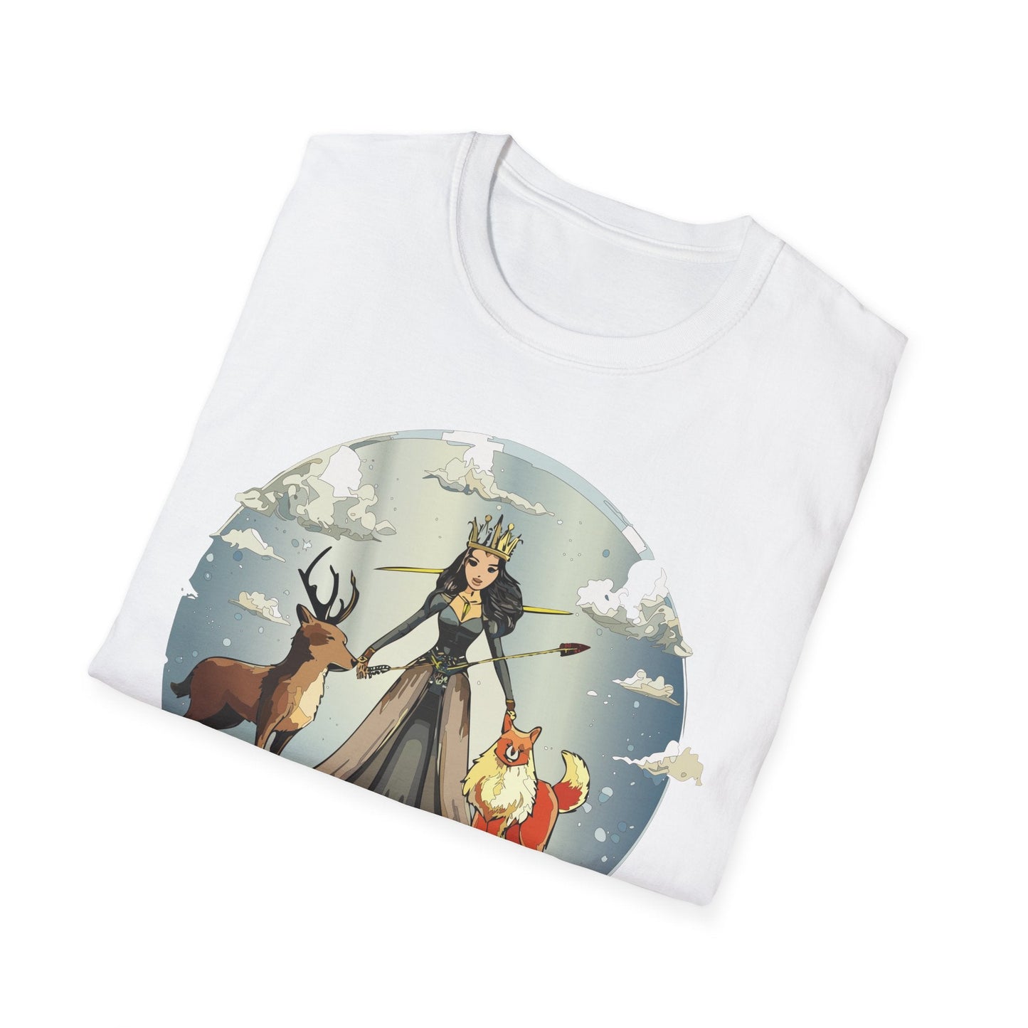 Womens Graphic T Shirt Art Design Tee Softstyle Gildan 64000 Cotton Comfort Fit Casual Wear