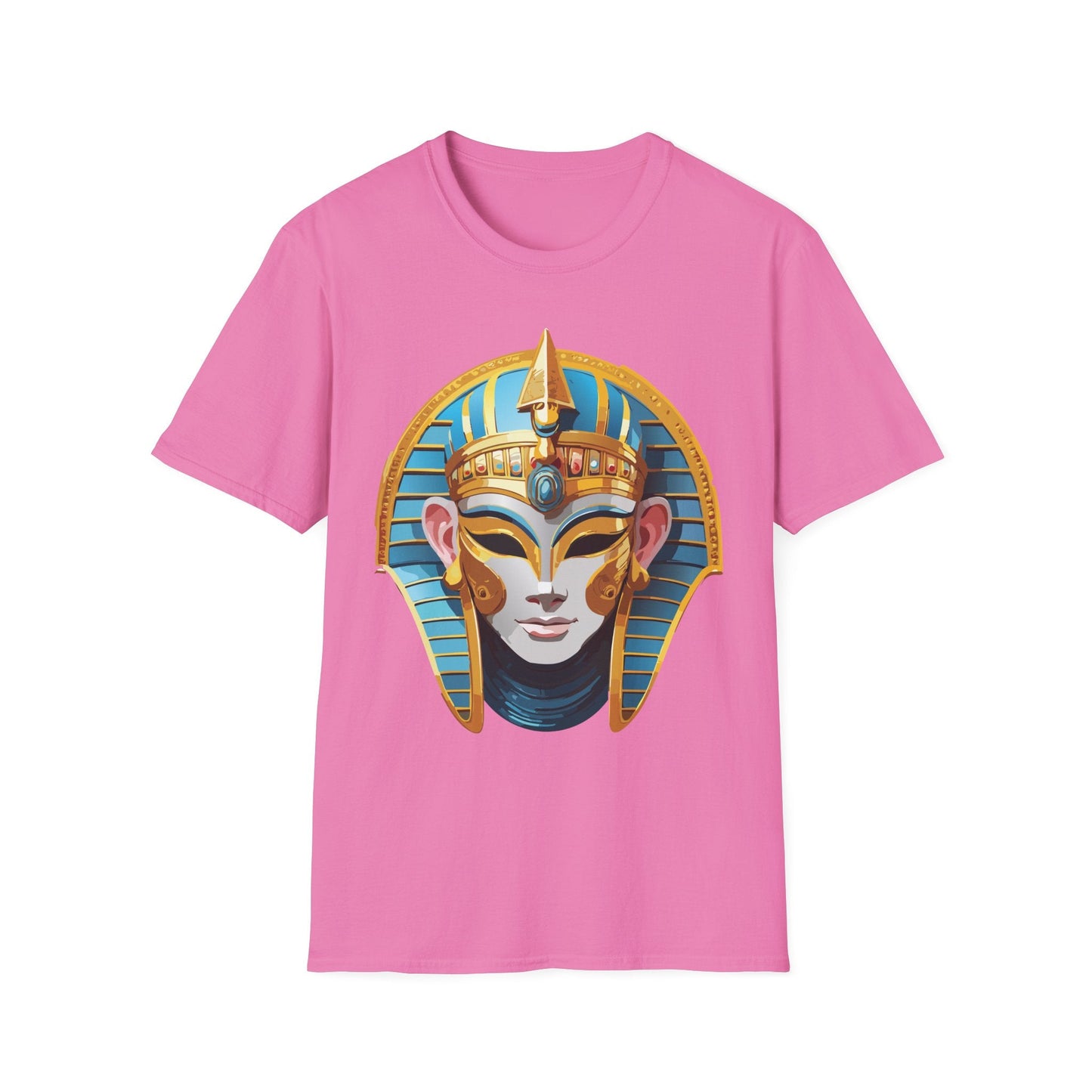 Mask Design Tee Shirt For Unisex Comfort Gildan Softstyle 64000 Ring Spun Cotton