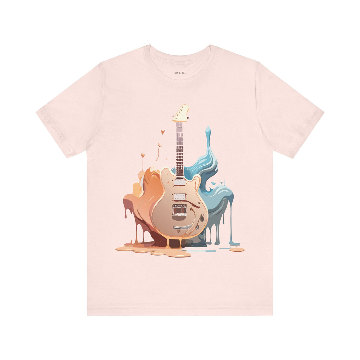 Music Graphic Unisex Cotton Bella+Canvas Tee with Art Design m157