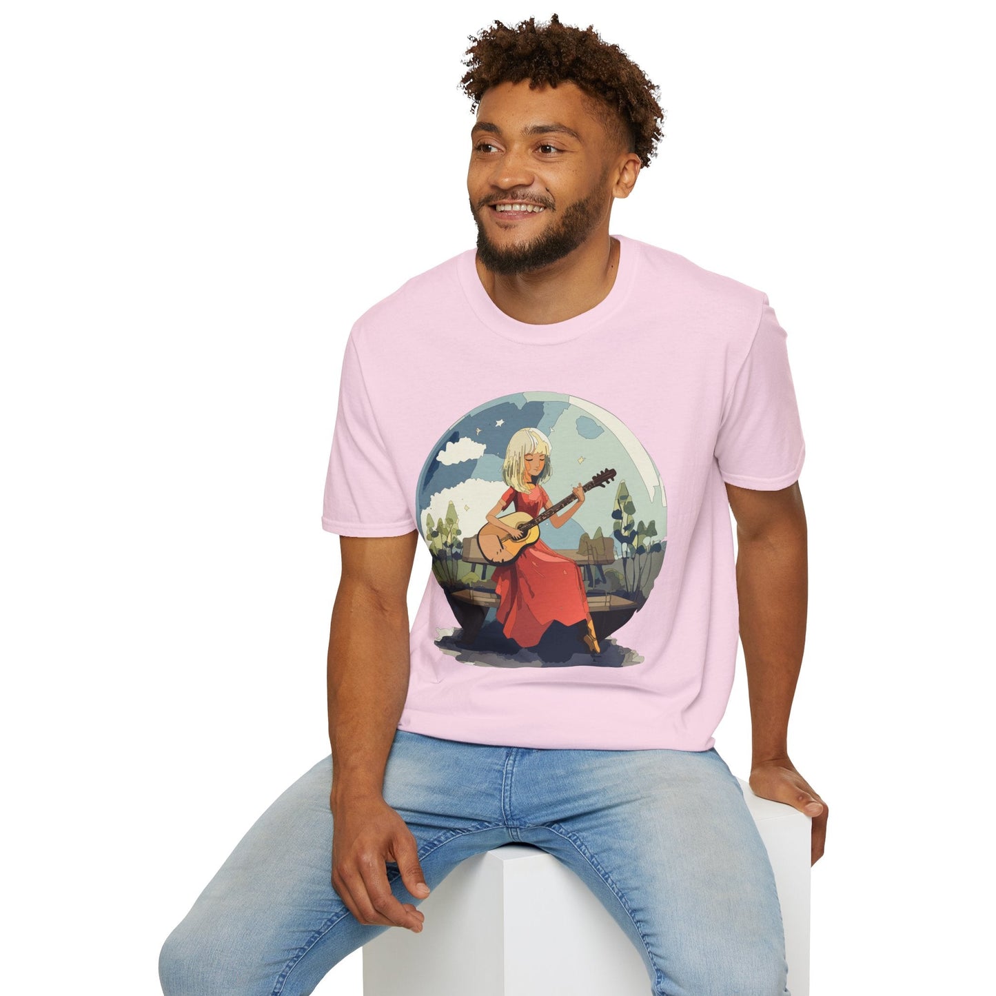 Womens Graphic T Shirts Art Design Shirt Unisex Softstyle Cotton Tee Quality Comfort Everyday Style
