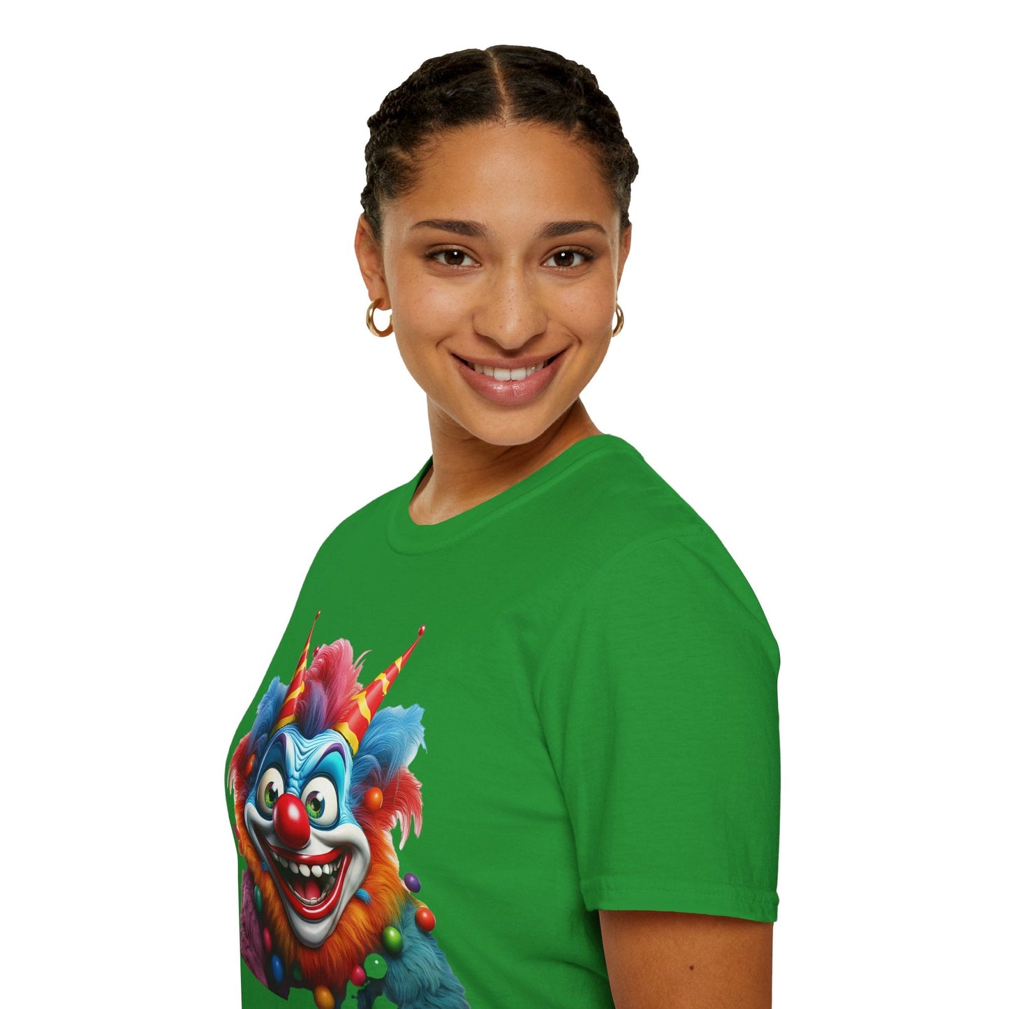 Clown Shirt For Men And Women Funny Circus Tee Scary Man Shirt Unisex Softstyle Tee