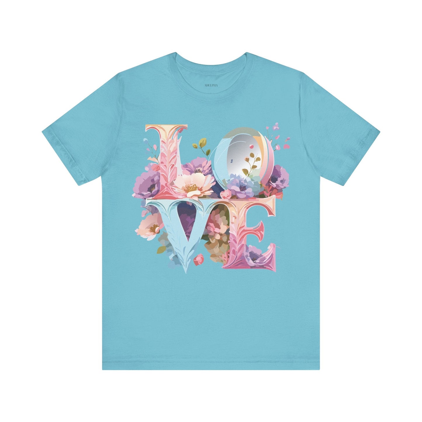 Adelpha Valentine Graphic Tee Unisex Short Sleeve Vintage Inspired Art Design for Everyday Wear