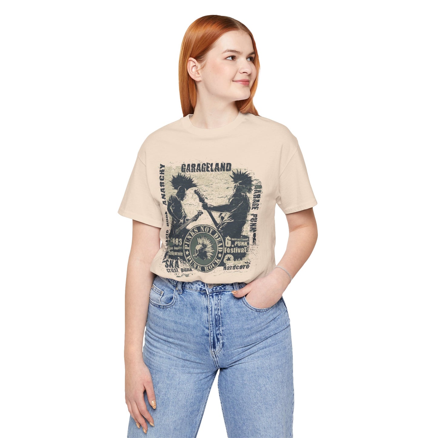 Punk Rock Graphic Tee, Retro Graphic T-Shirt, Artistic Vintage T-Shirt, Vintage Shirt, Retro Tee, Art Design Music Tees