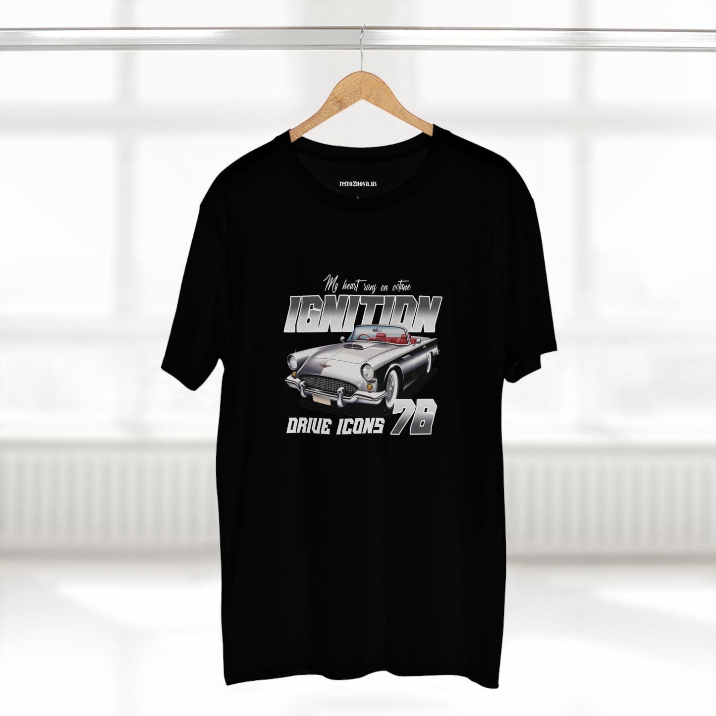 Retro Car Shirts Vintage Car Shirts RC11 Unisex Premium Cotton Tee With Original Art Design