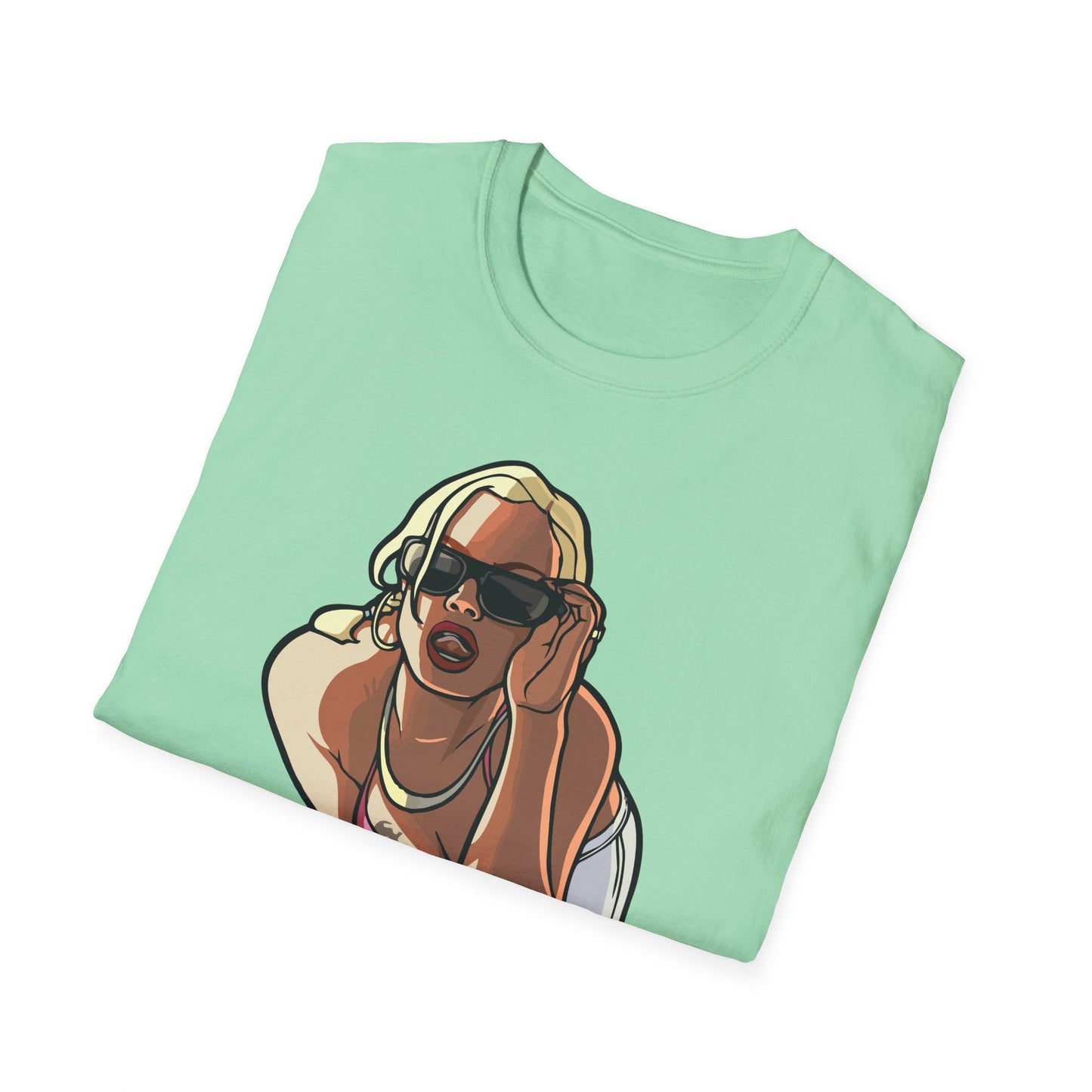 Cartoon Animation T Shirt Funny Tee Unisex Gildan Softstyle 64000 100 Percent Ring Spun Cotton