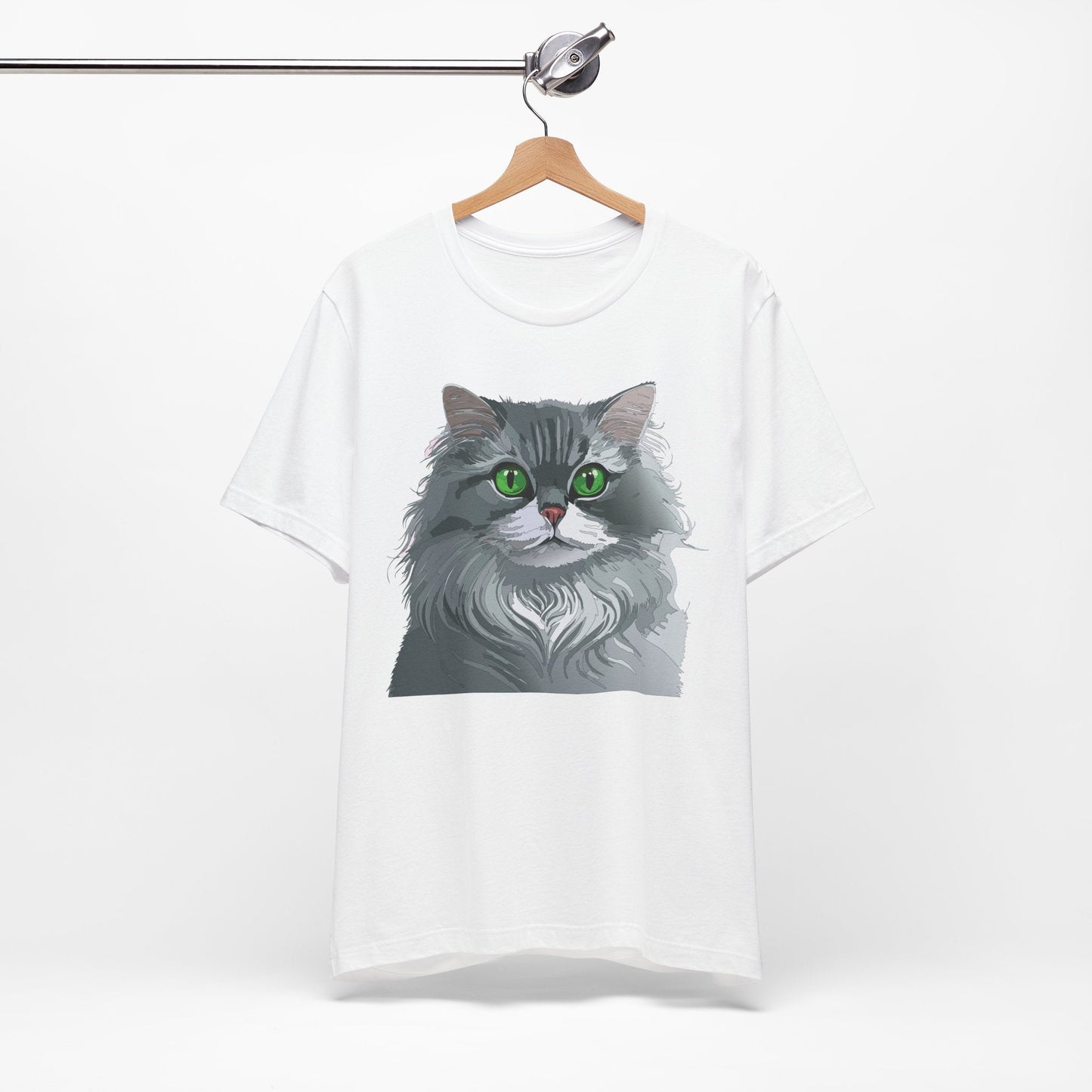 Unisex Animal Shirt With Art Design Animals Tee Short Sleeve Jersey Style Wild Animals Shirt