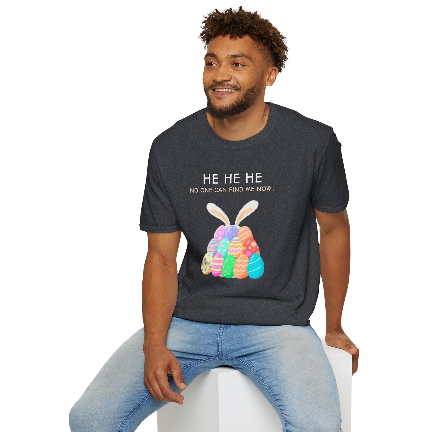 Easter Egg T Shirt Unisex Softstyle 100 Percent Ring Spun Cotton Easter Design Tee