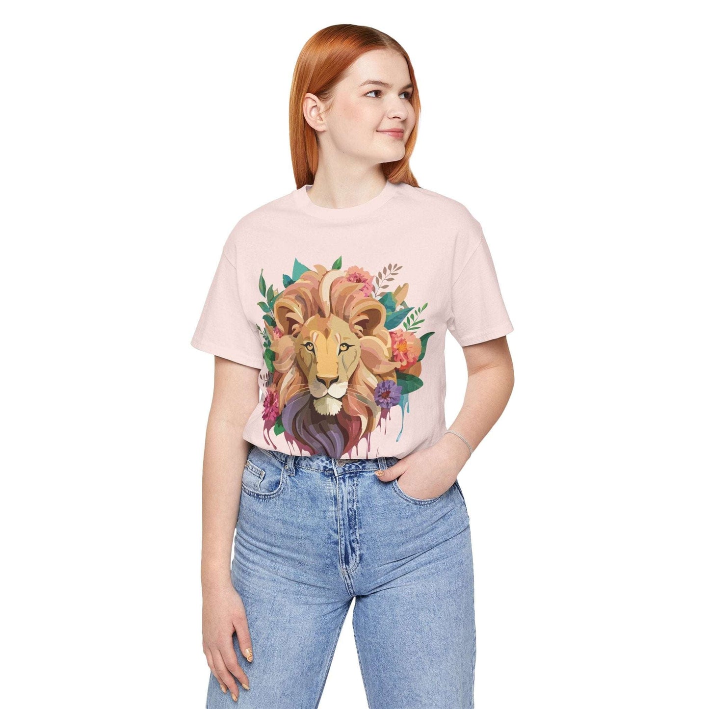 Lion Graphic T Shirt Adelpha Unisex Jersey Short Sleeve Tee Vintage Inspired Design Artwork