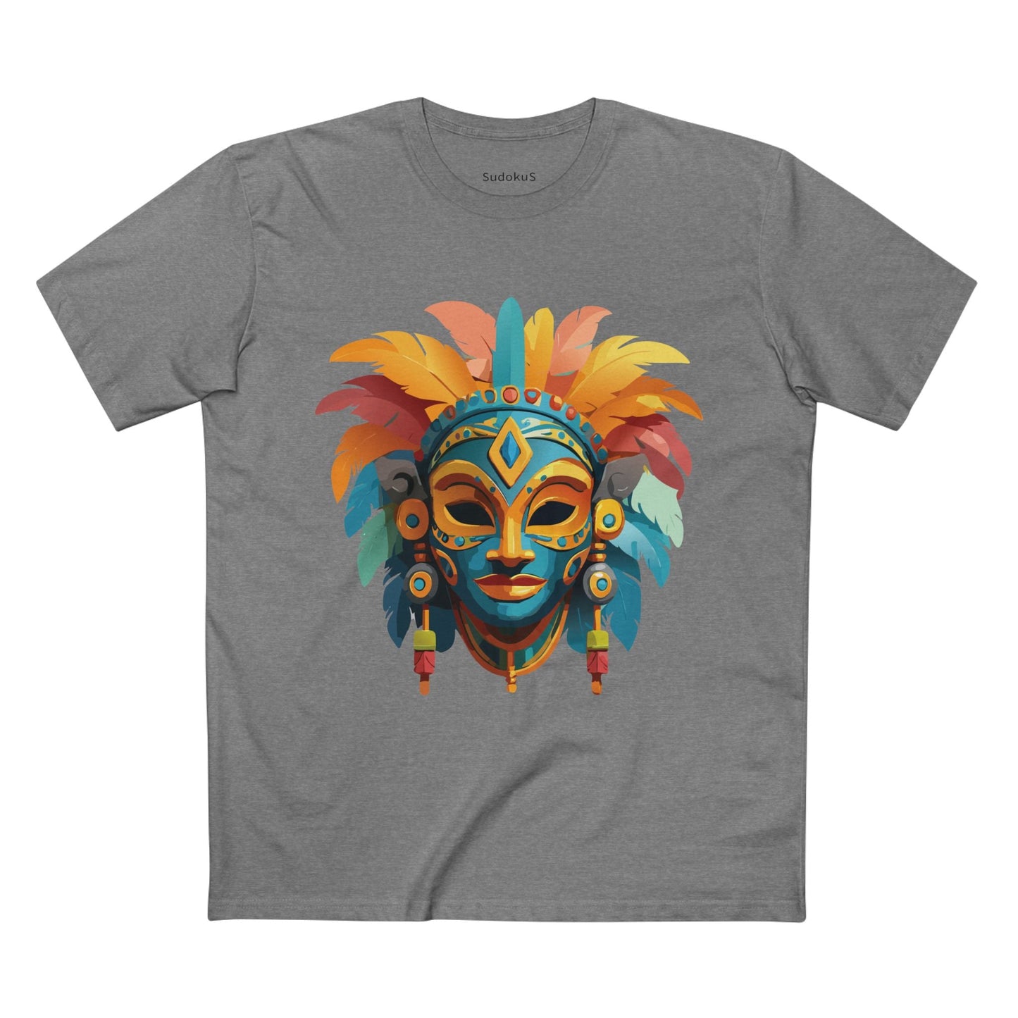 Mask Graphic Unisex 100 Cotton Staple Tee 2