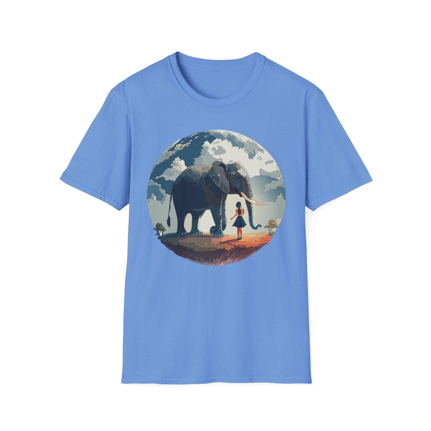 Womens Graphic T Shirt Art Design Tee Softstyle Gildan 64000 100 Percent Ring Spun Cotton