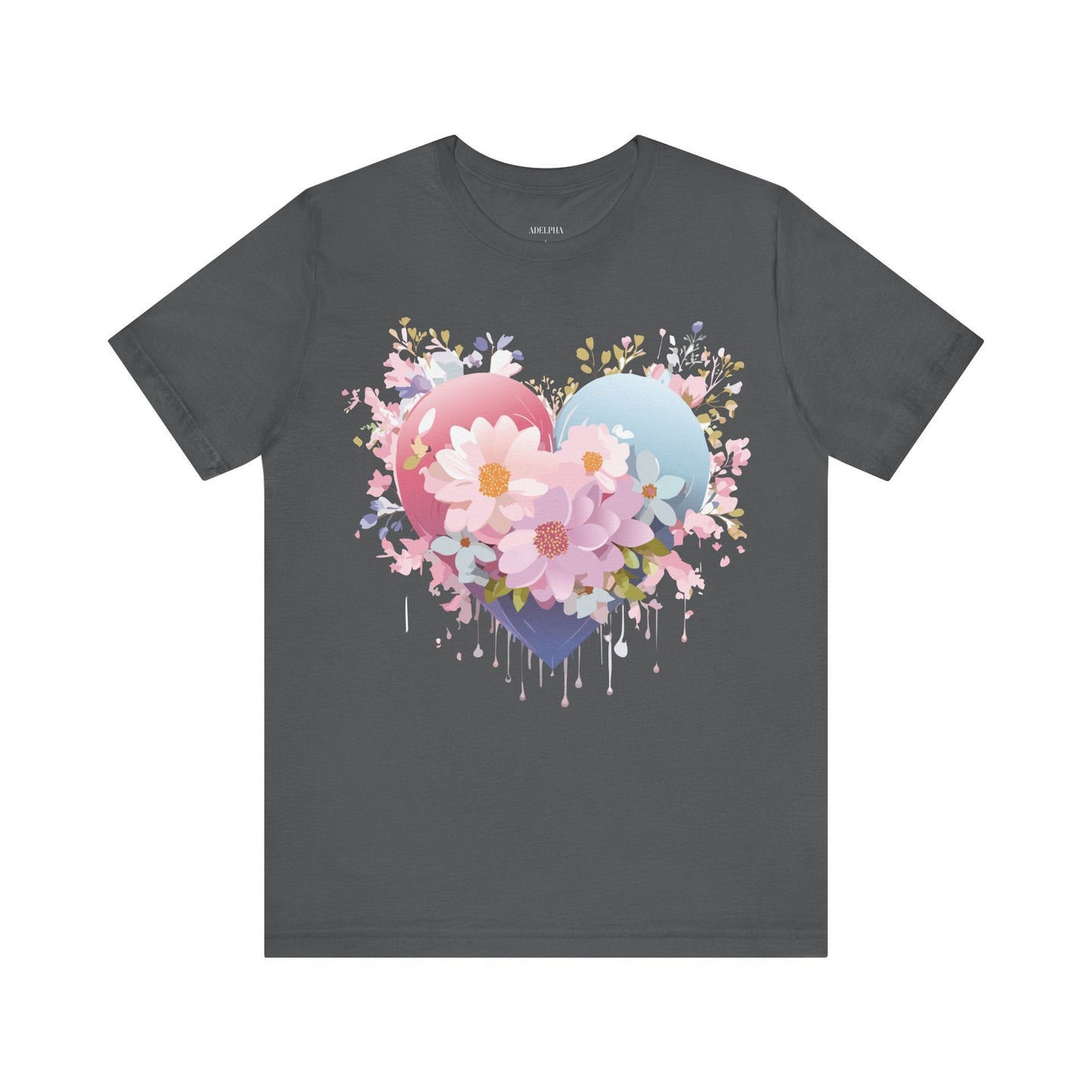 Valentine Graphic Tee Unisex Short Sleeve Vintage Inspired Artwork From Adelpha Premium Design