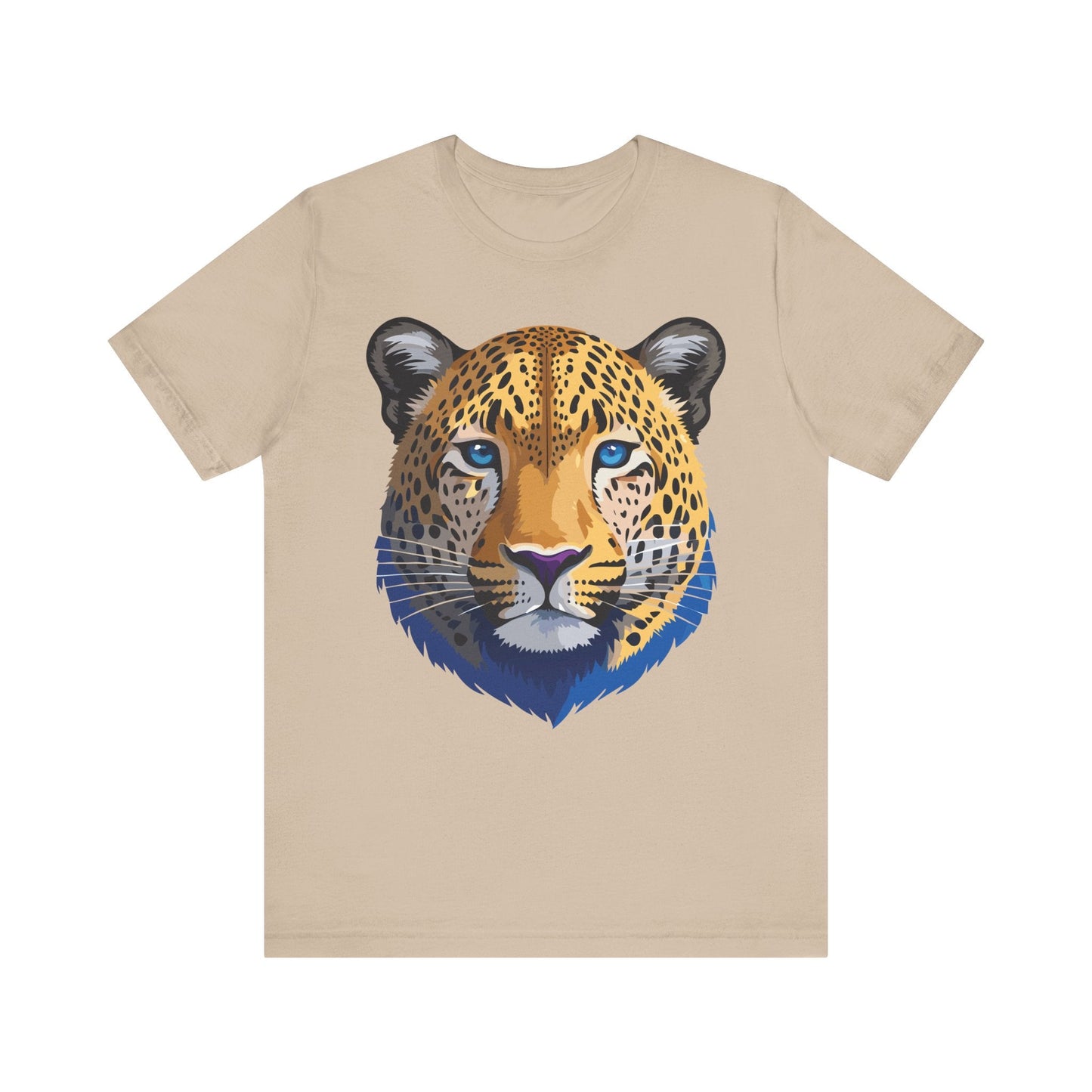 Unisex Animal Graphic Tee Shirt With Wildlife Art Design For Everyday Comfort Short Sleeve