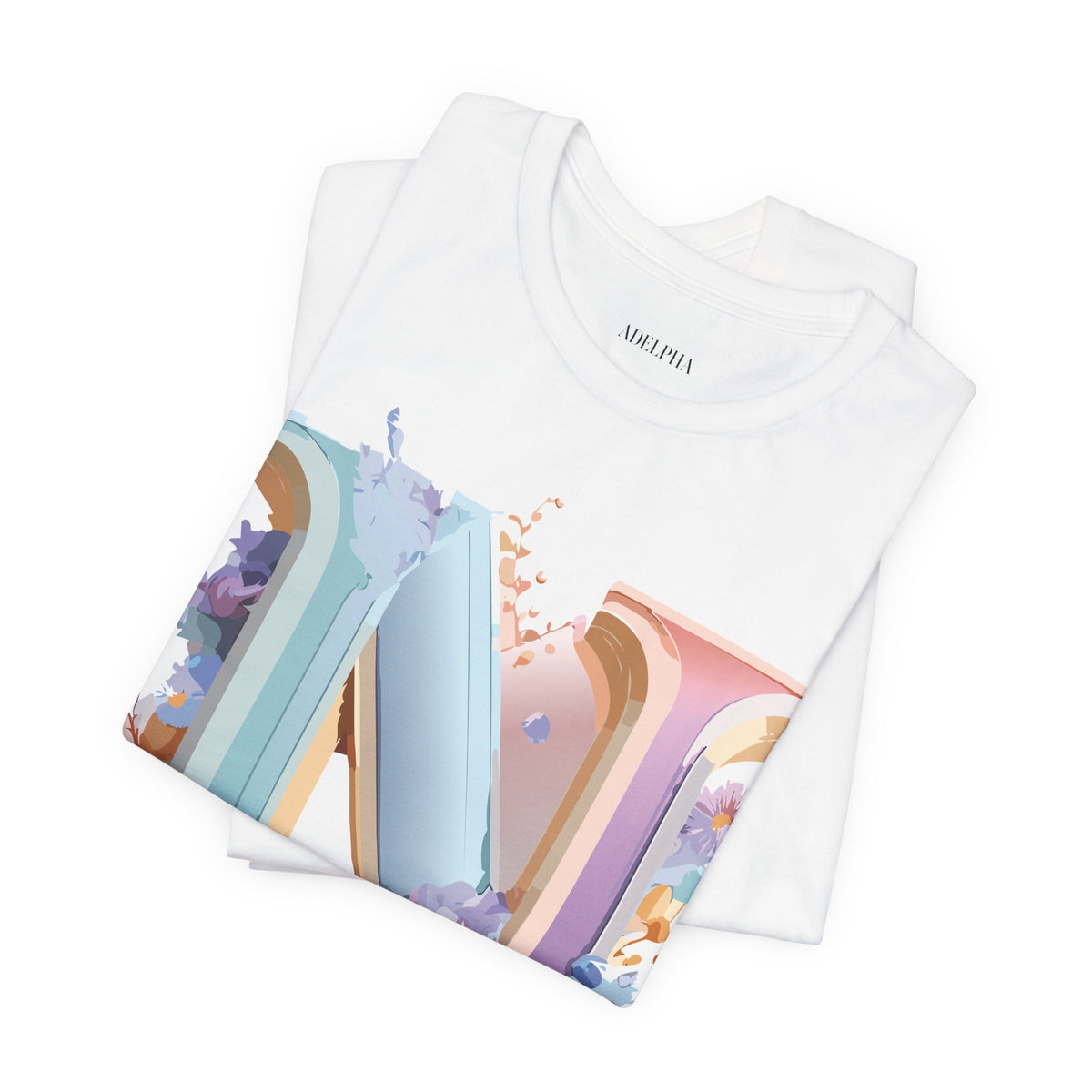 Letter N Graphic Unisex Cotton Bella+Canvas Tee with Art Letter Design