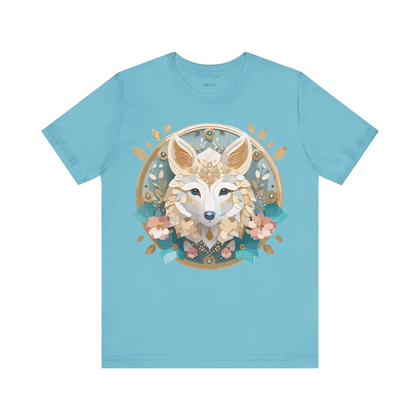 Adelpha Medallion Graphic Tee Unisex Short Sleeve Jersey Shirt With Vintage Artwork
