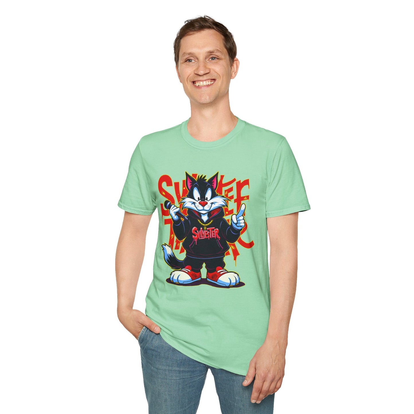 Gildan Softstyle Unisex T Shirt 100 Percent Ring Spun Cotton Cartoon Animation And Funny Animals Tee