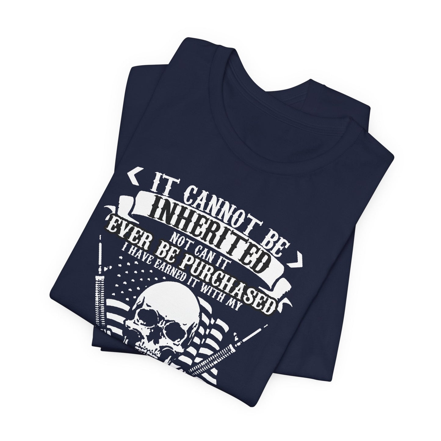 Army Veteran Patriotic Graphic Design Unisex Cotton T-Shirt v54