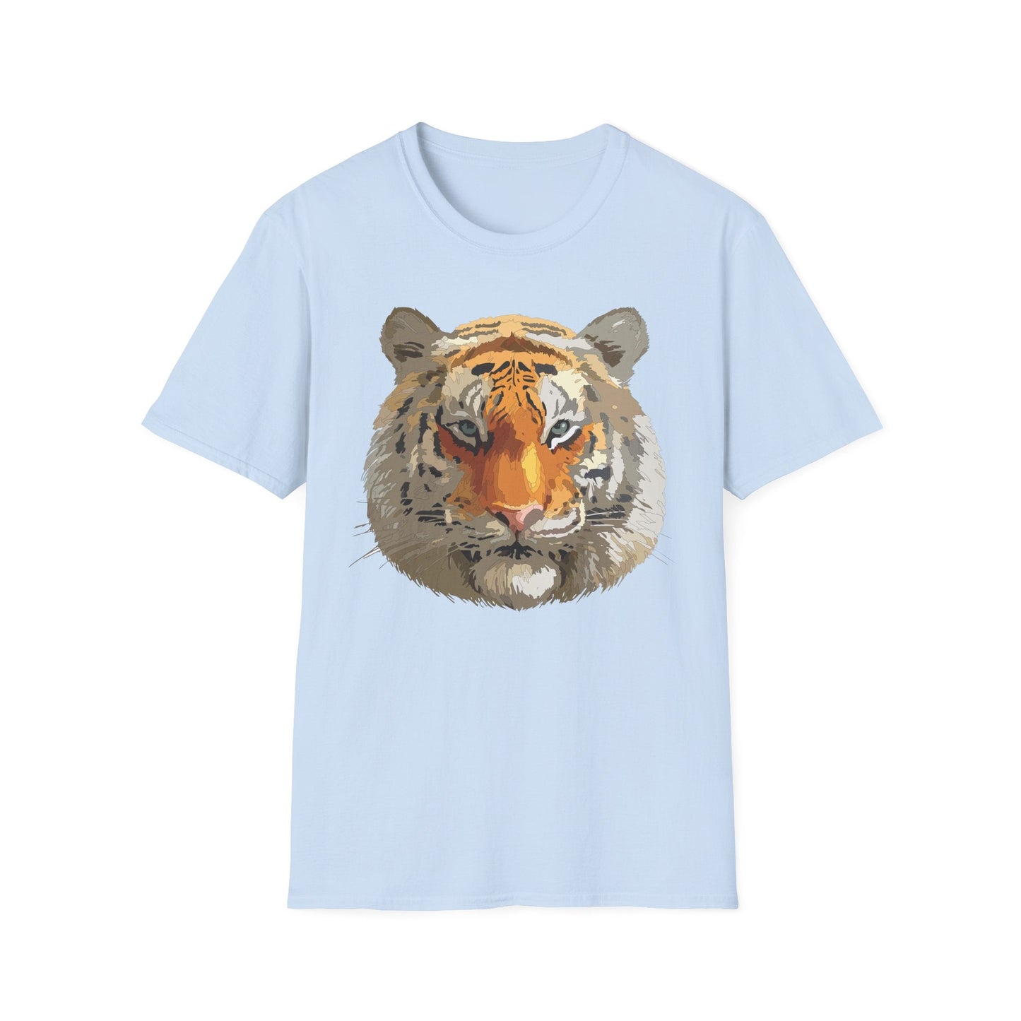 Unisex Tiger Shirt Animal Print Tee Gildan Softstyle Cotton Quality