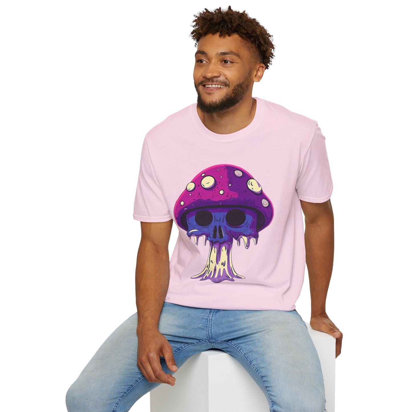 Mashroom Tee Shirt Unisex Funny Mashroom Graphic Softstyle Tee Gildan 64000 Quality Cotton