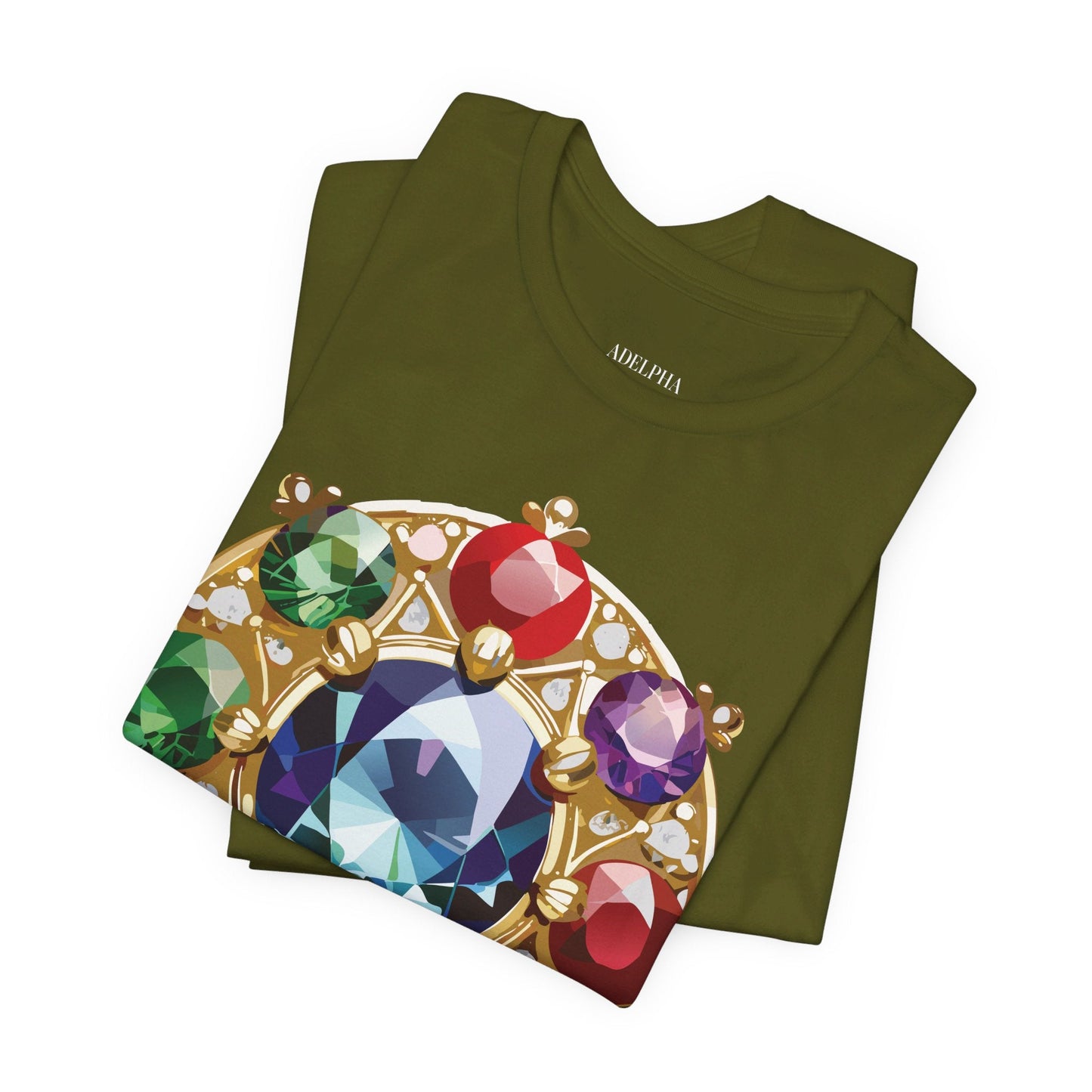 Jewelry Graphic Unisex 100 Cotton Vintage Treasure Art T-Shirt 39