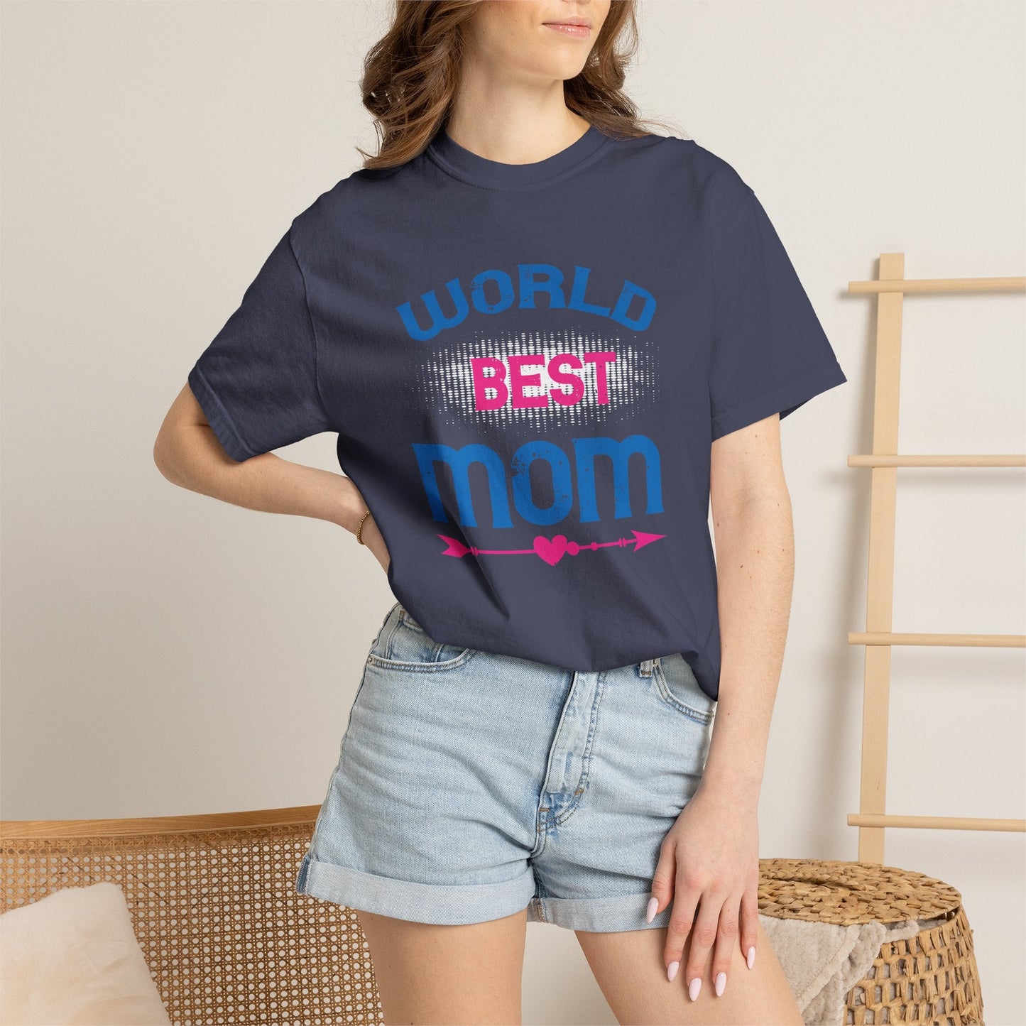 Mom T-shirt Mother Day Mama Tee Unisex Comfort Colors Garment-Dyed Cotton h100