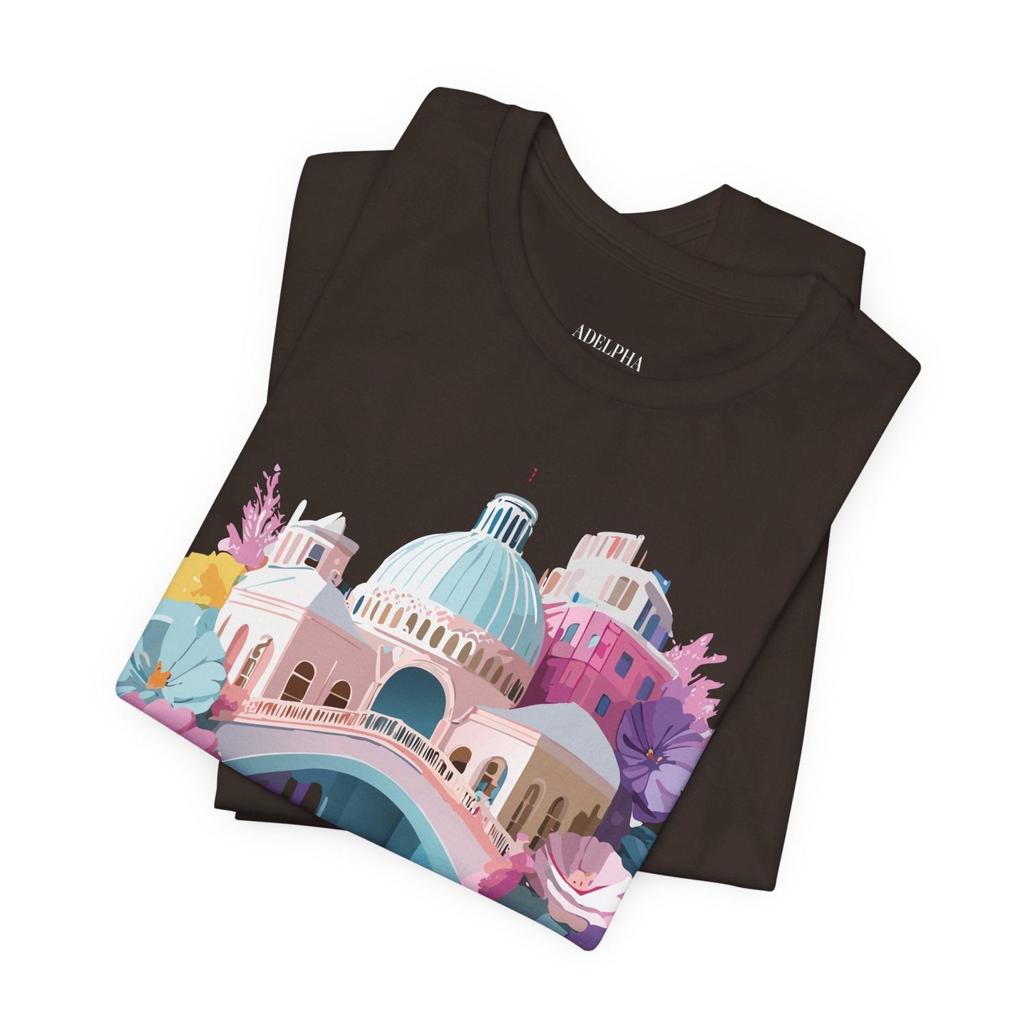 Venice Tourist Graphic Tee Unisex Jersey Short Sleeve Vintage Inspired Artwork Adelpha