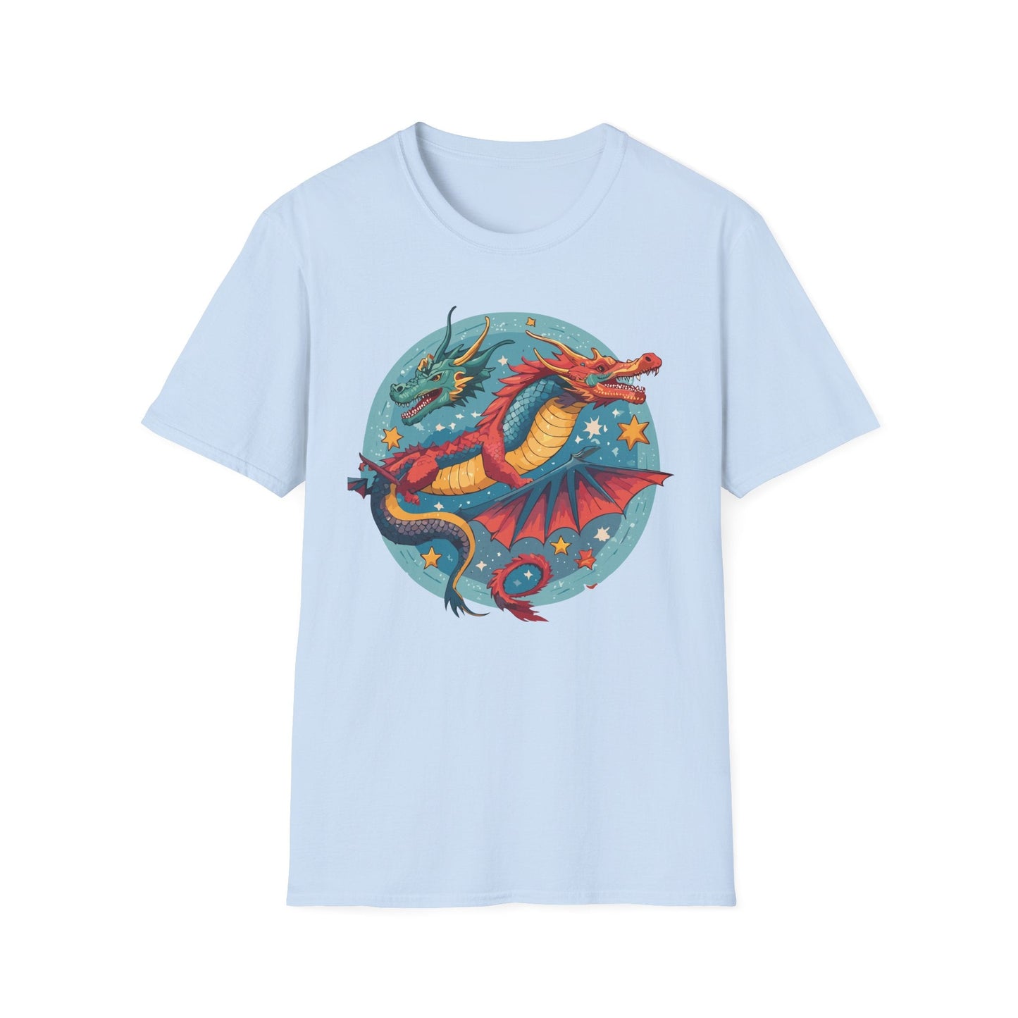 Dragon Graphic Unisex 100 Cotton Tee with Animal Artwork Design 19