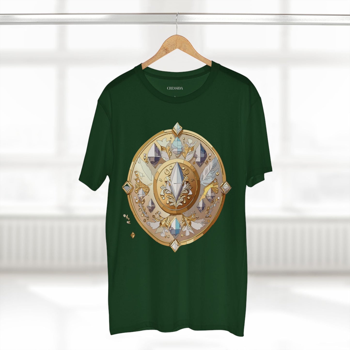 Medallion Graphic T-Shirt Unisex 100 Cotton With Gold Art Design Medal Tee 24
