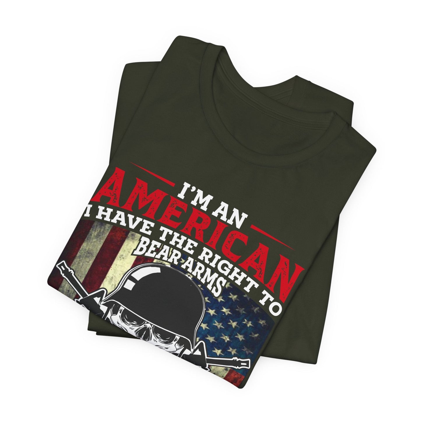Army Veteran Patriotic Graphic Design Unisex Cotton T-Shirt v29