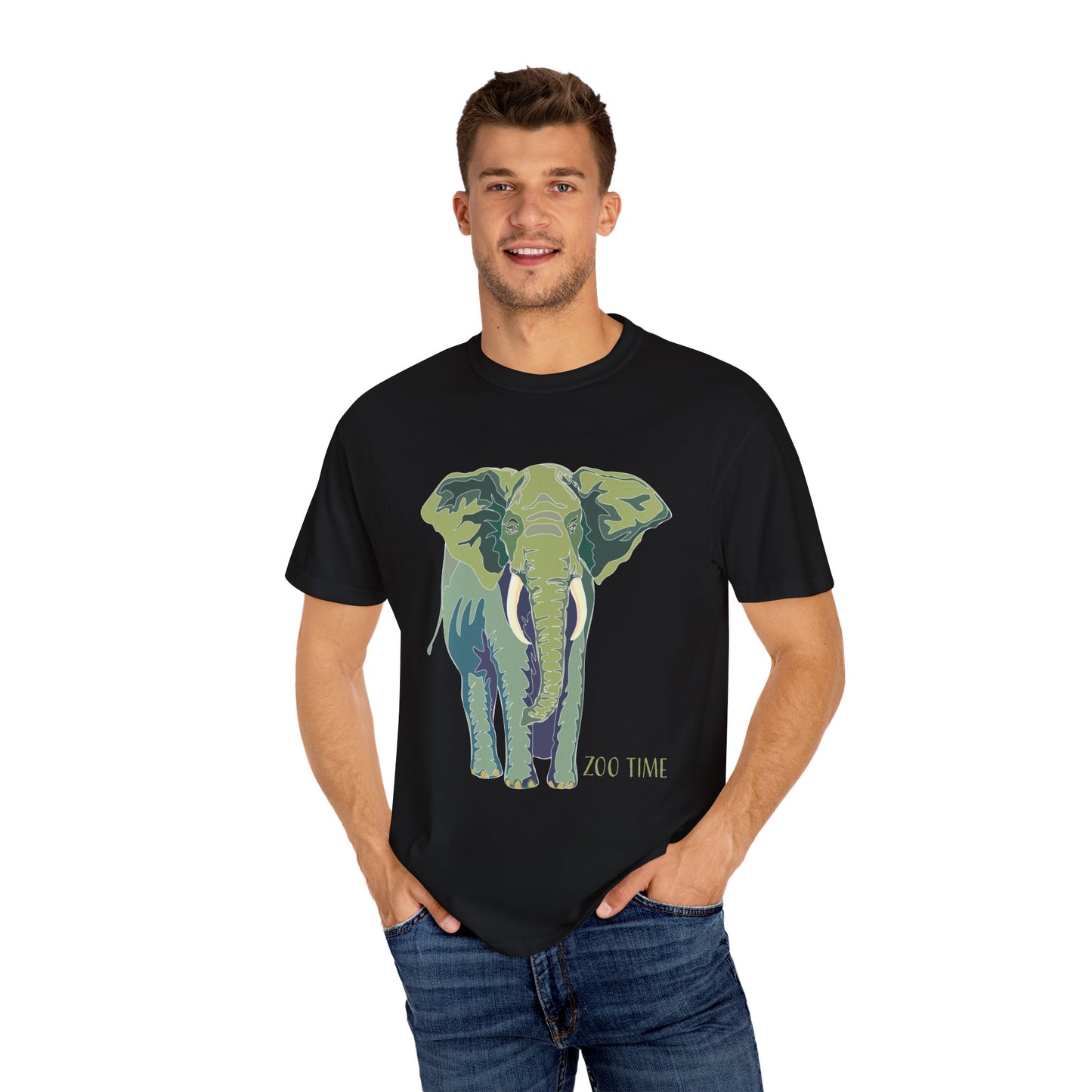 Unisex T-shirt with animal prints